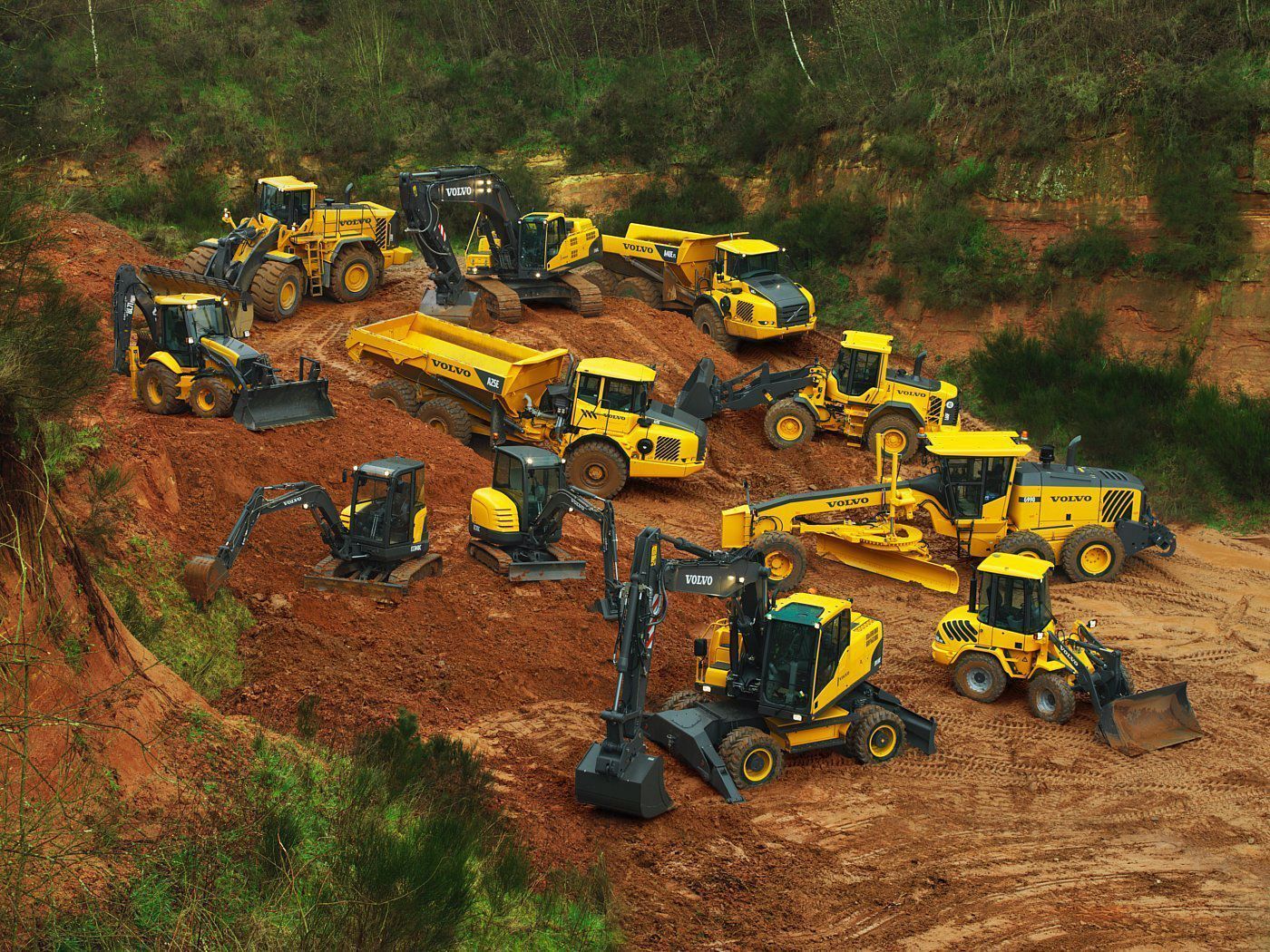 1400x1050 Construction Machinery Wallpaper