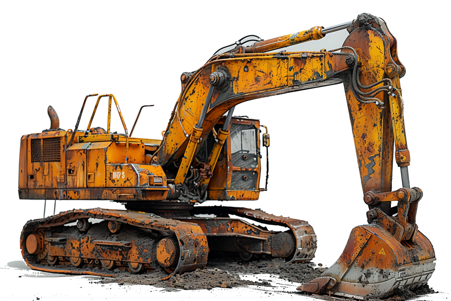 1470x980 AI generated Excavator Working