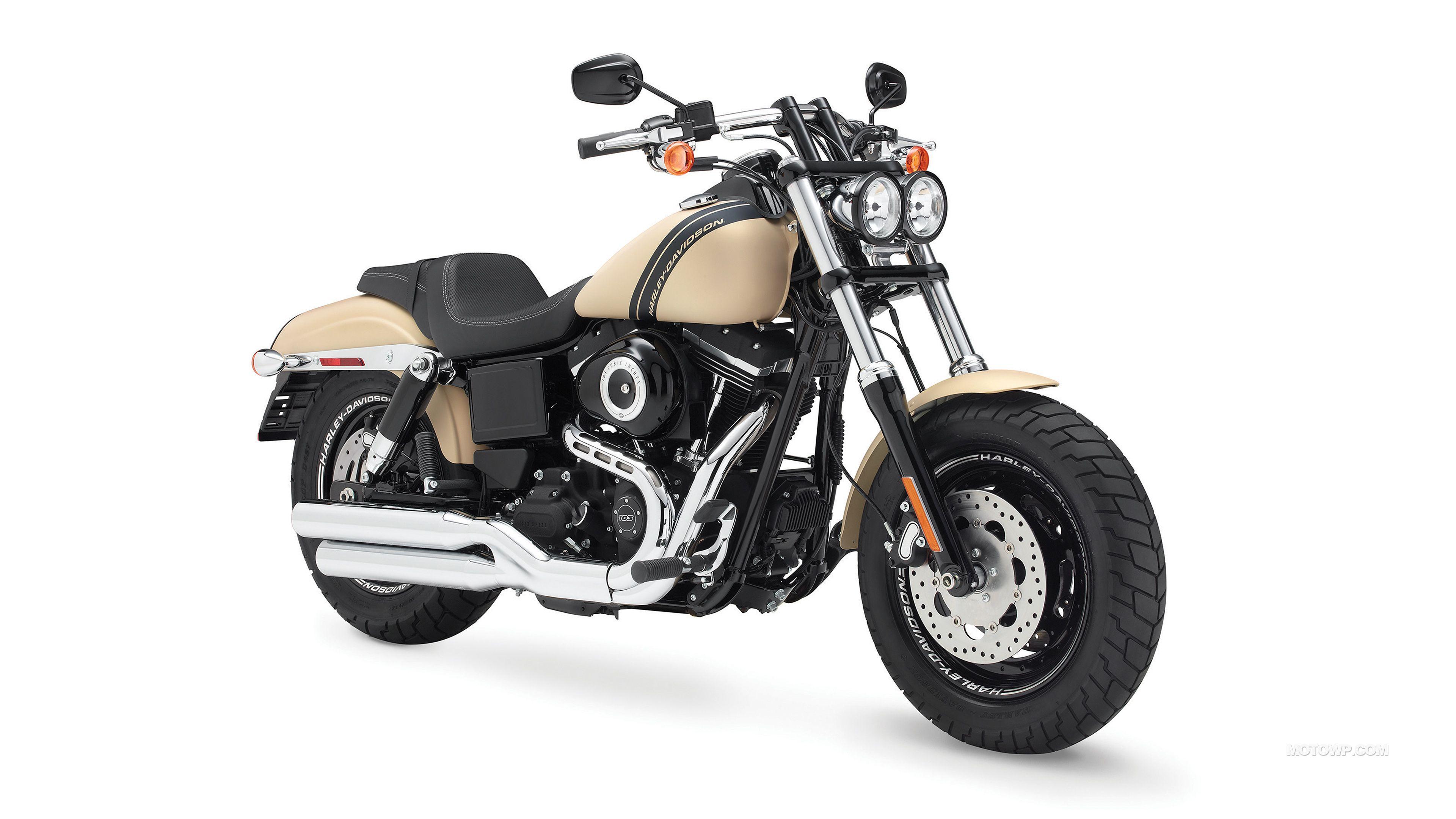 3840x2160 Motorcycles Desktop Wallpaper Harley Davidson Dyna Fat Bob