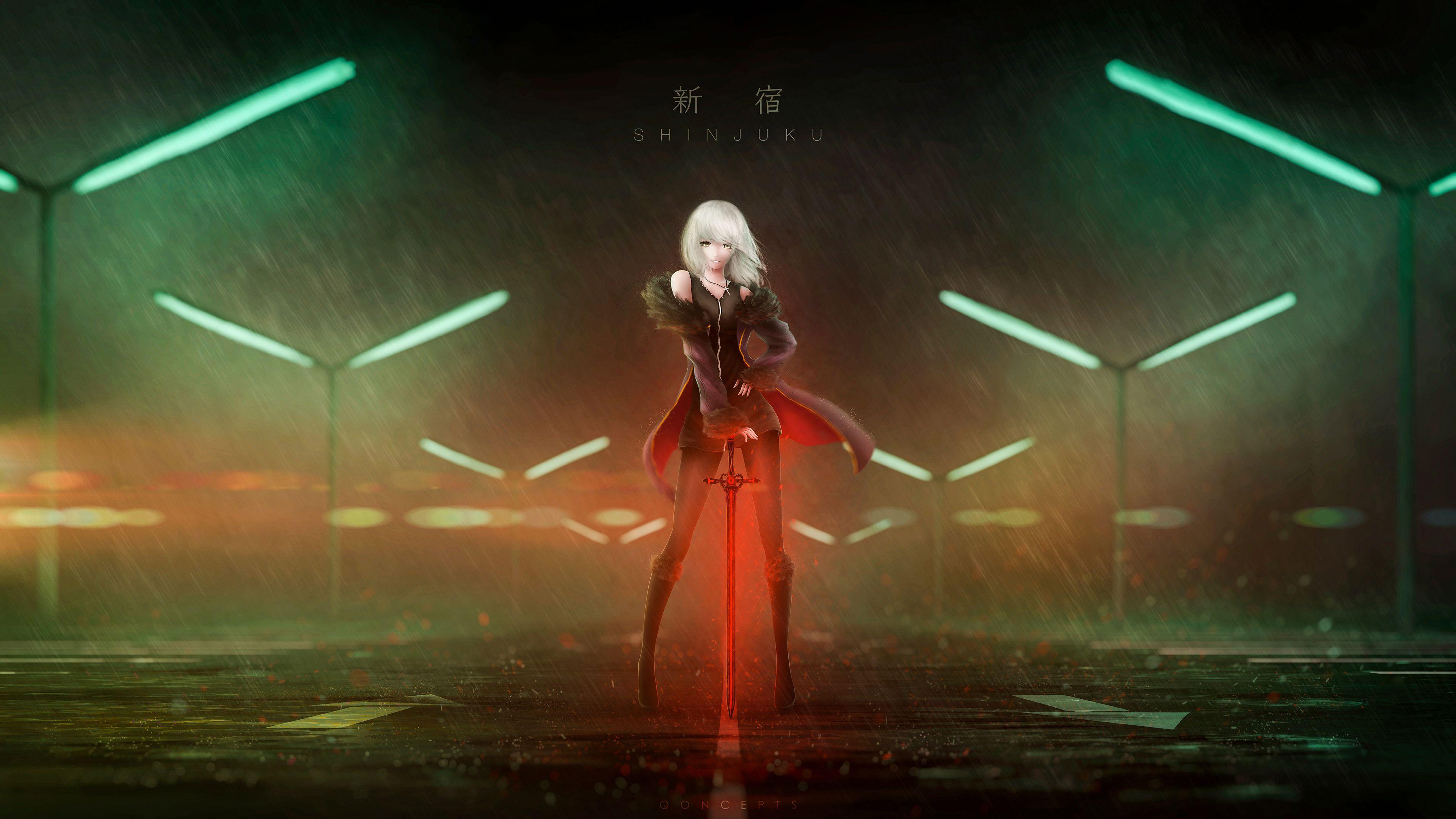 3840x2160 Jeanne d'Arc (Alter) Shinjuku 4k Ultra HD Wallpaper