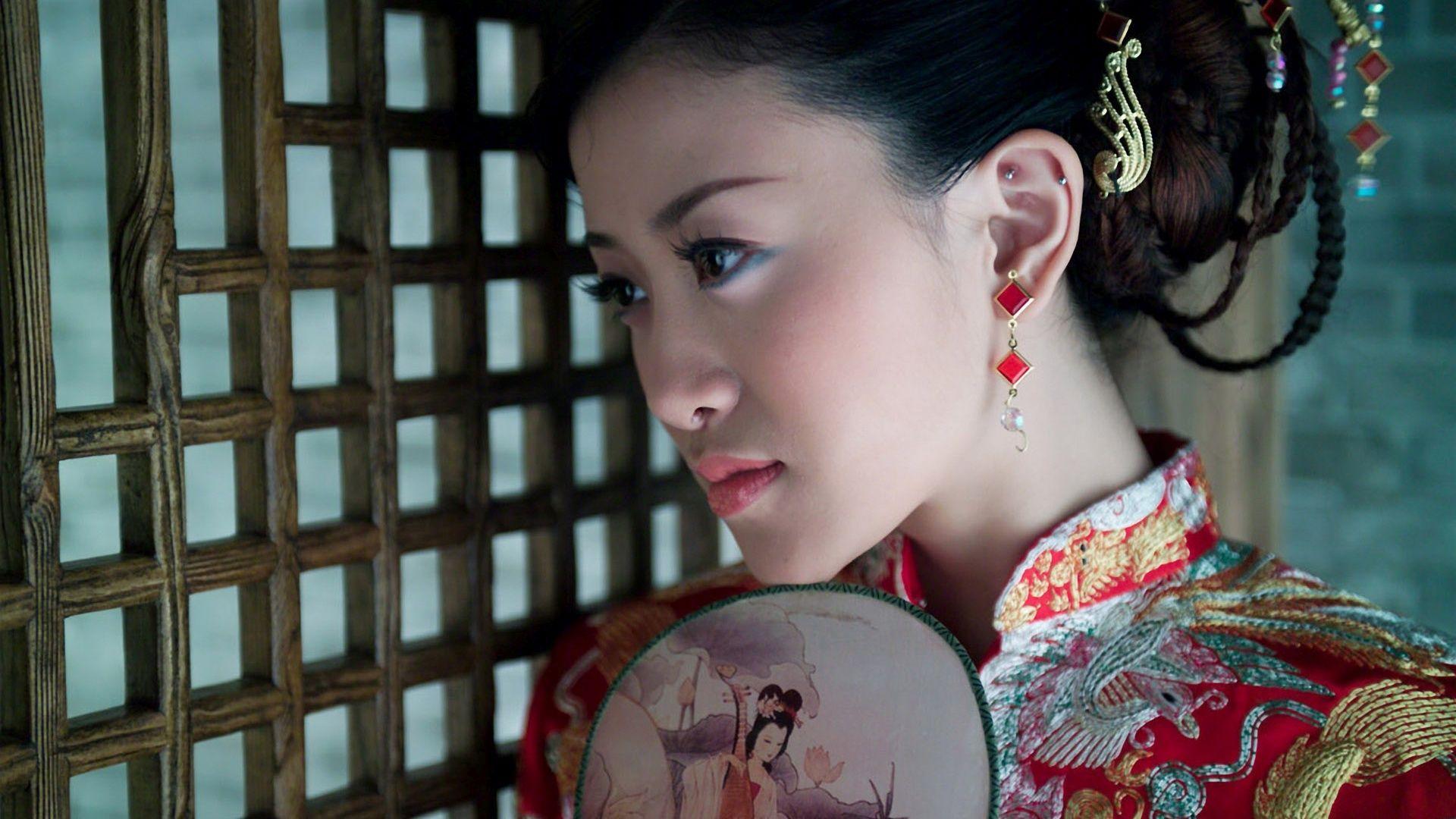 1920x1080 Beautiful geisha Wallpaper