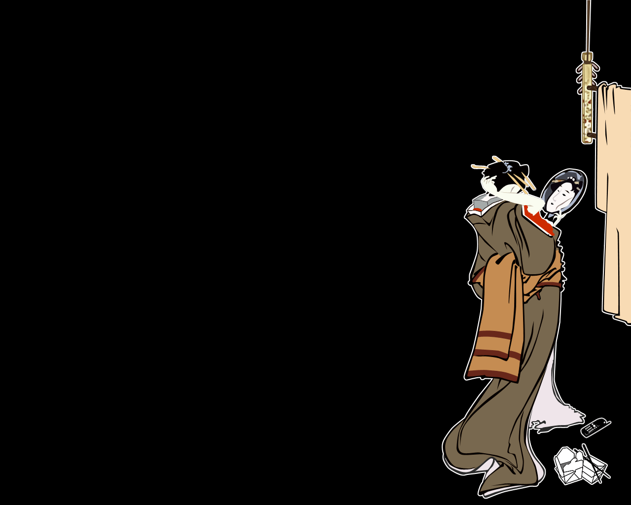 1280x1024 geisha wallpaper