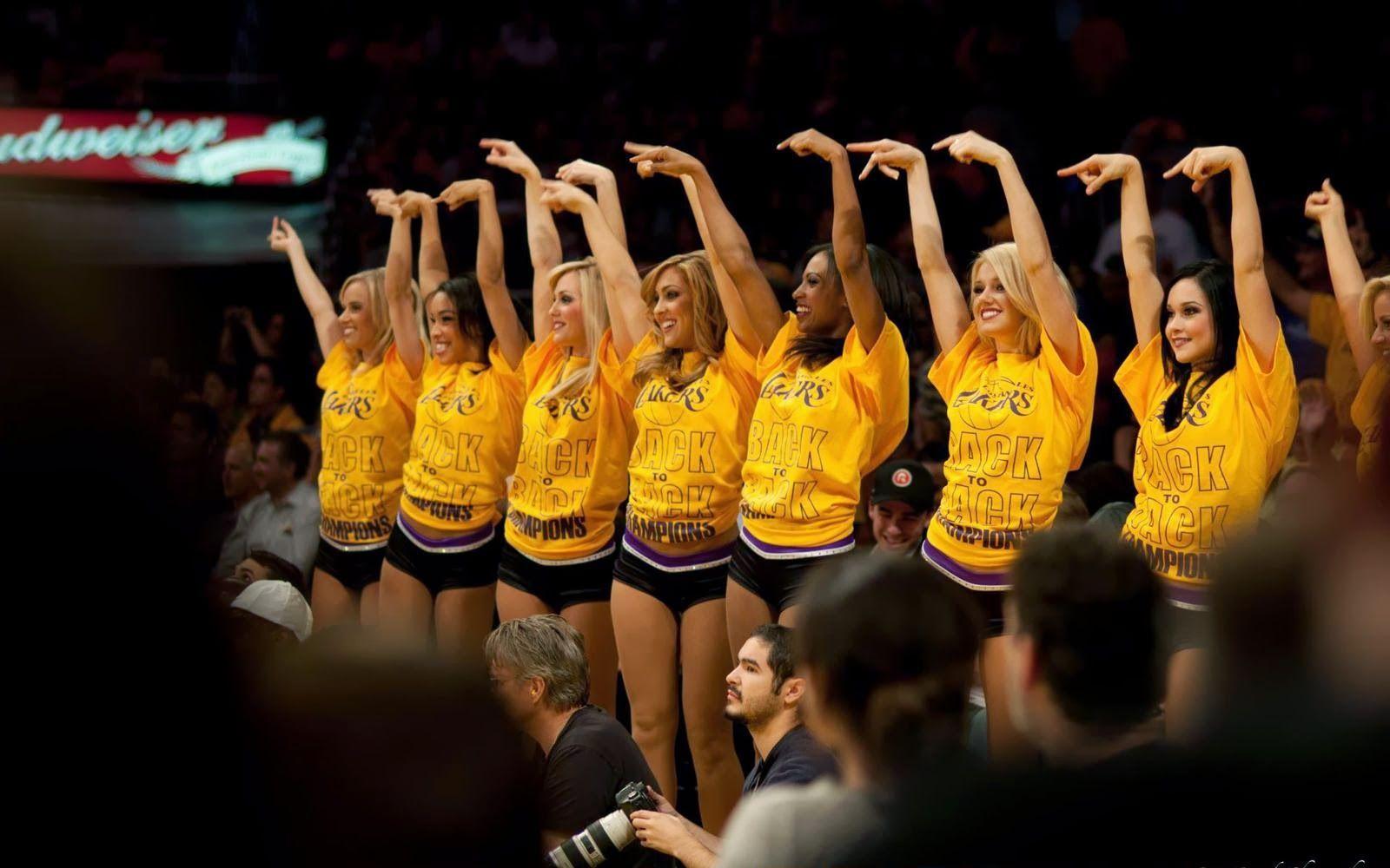 1600x1000 Los Angeles Lakers 2014 Cute Cheerleaders NBA USA HD Desktop