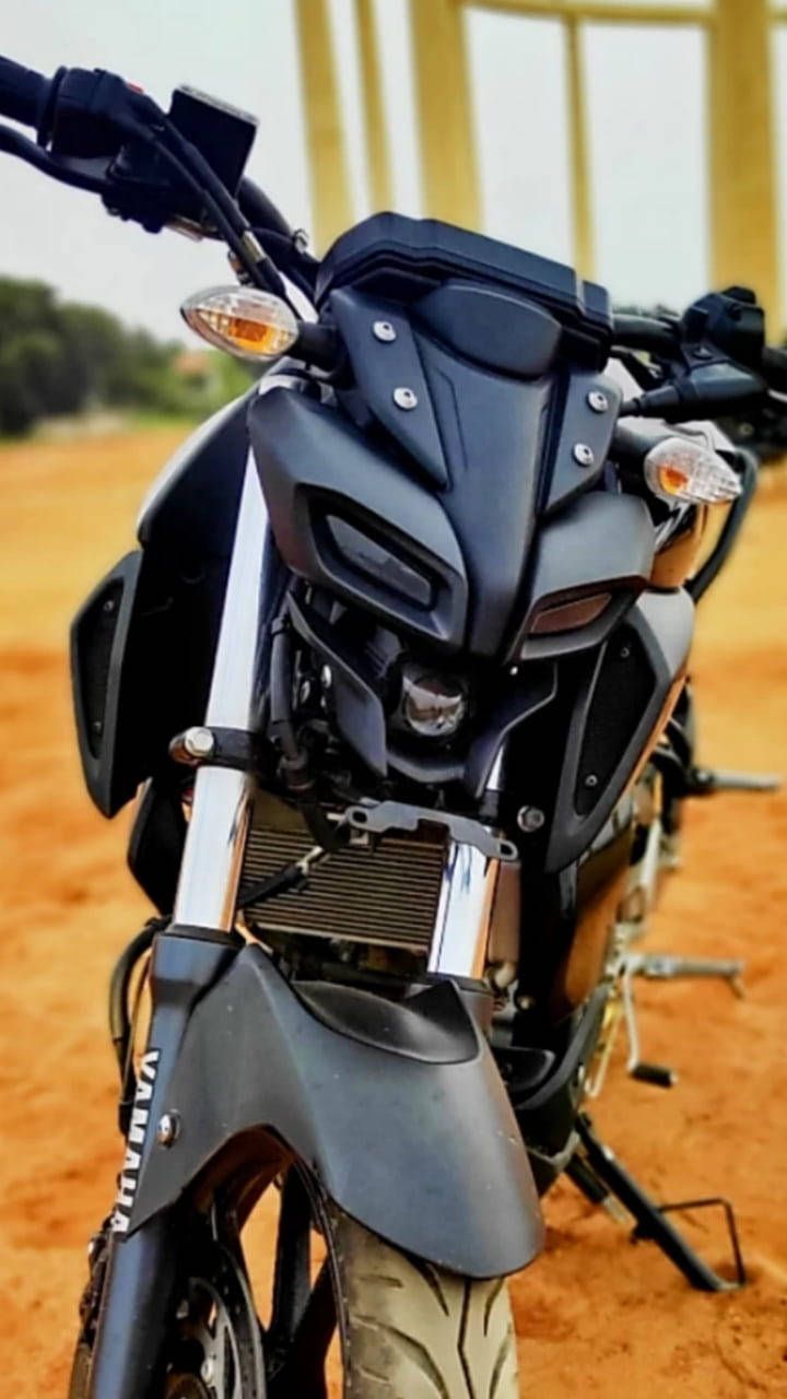 720x1280 Pure Black Yamaha MT 15 Wallpaper