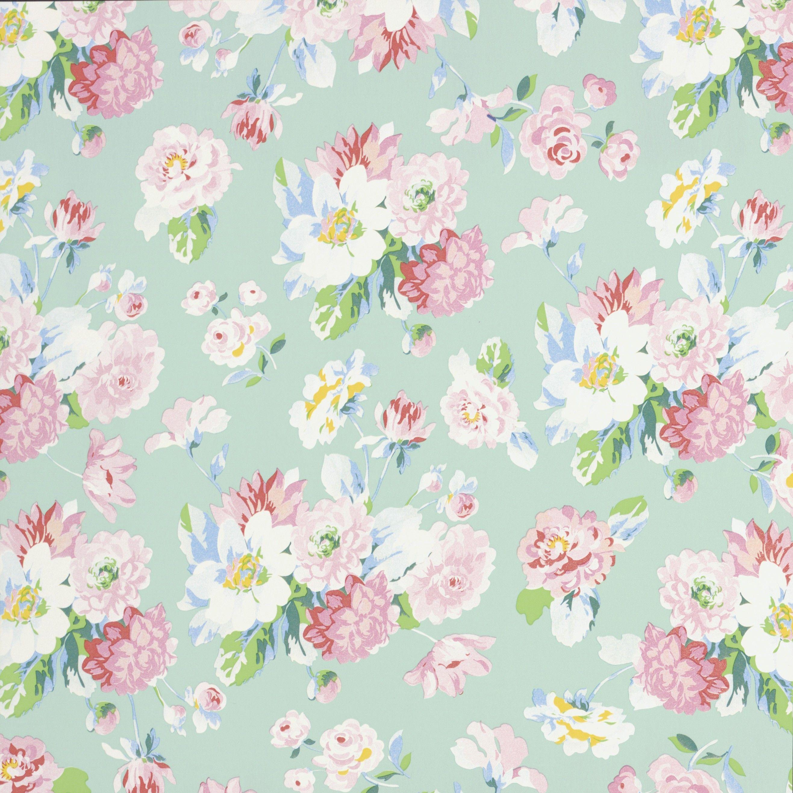 Mint Floral Wallpapers - Top Free Mint Floral Backgrounds - WallpaperAccess