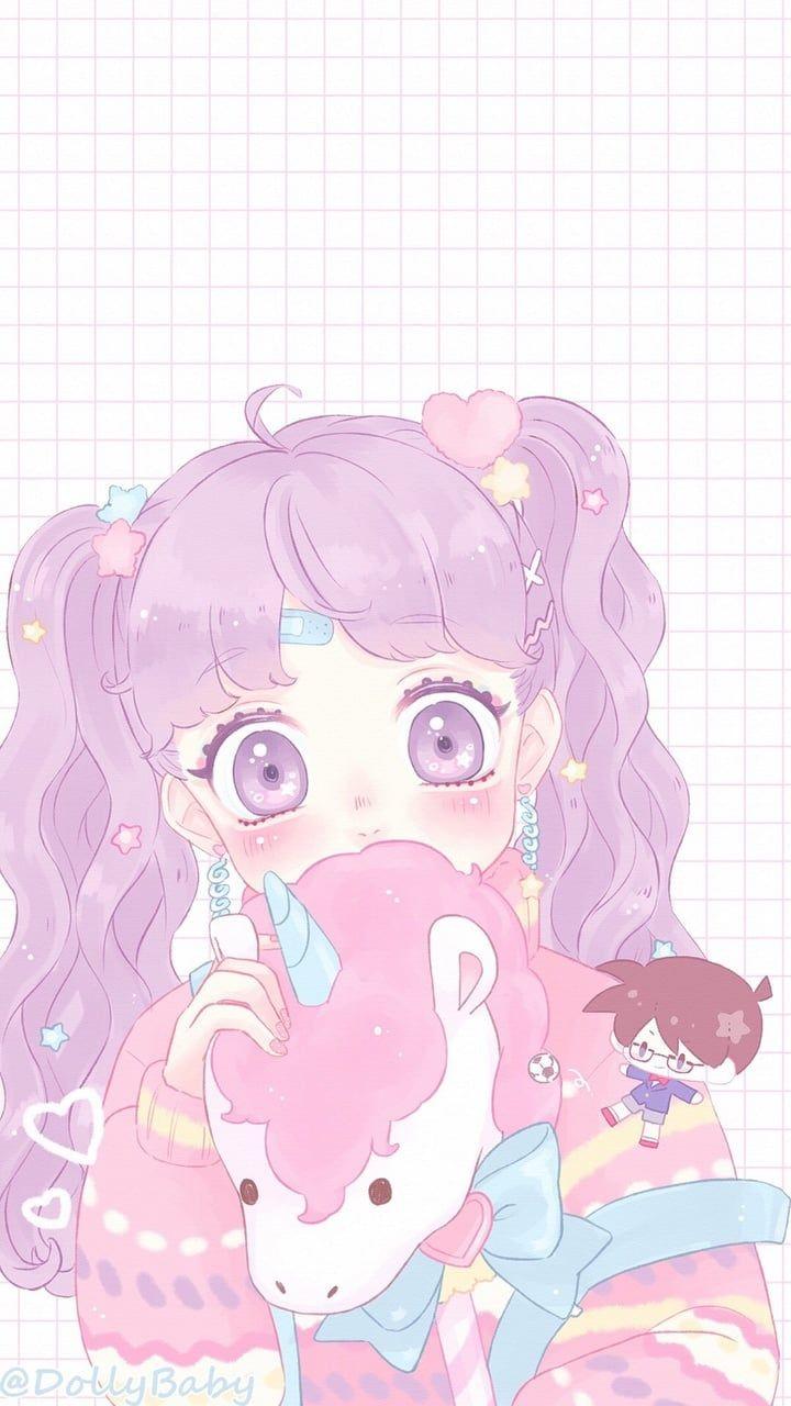 720x1280 Kawaii anime wallpaper app girly wallpaper not made