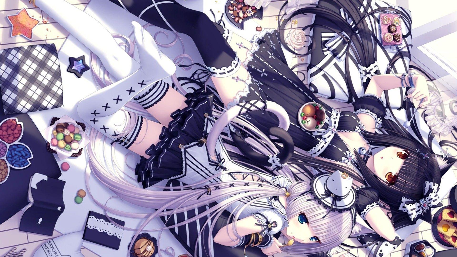 1920x1080 Anime 1920x1080 cat girl nekomimi Neko Para Neko Works