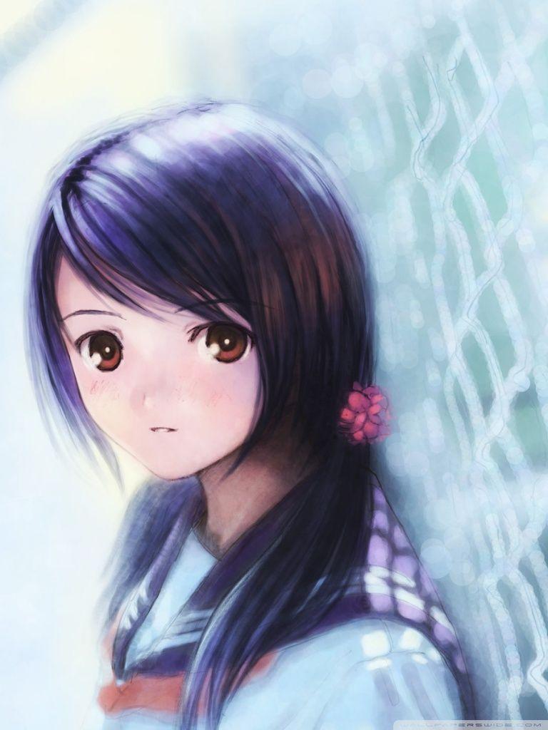 768x1024 Anime Girl Ultra HD Desktop Background Wallpaper for 4K UHD TV