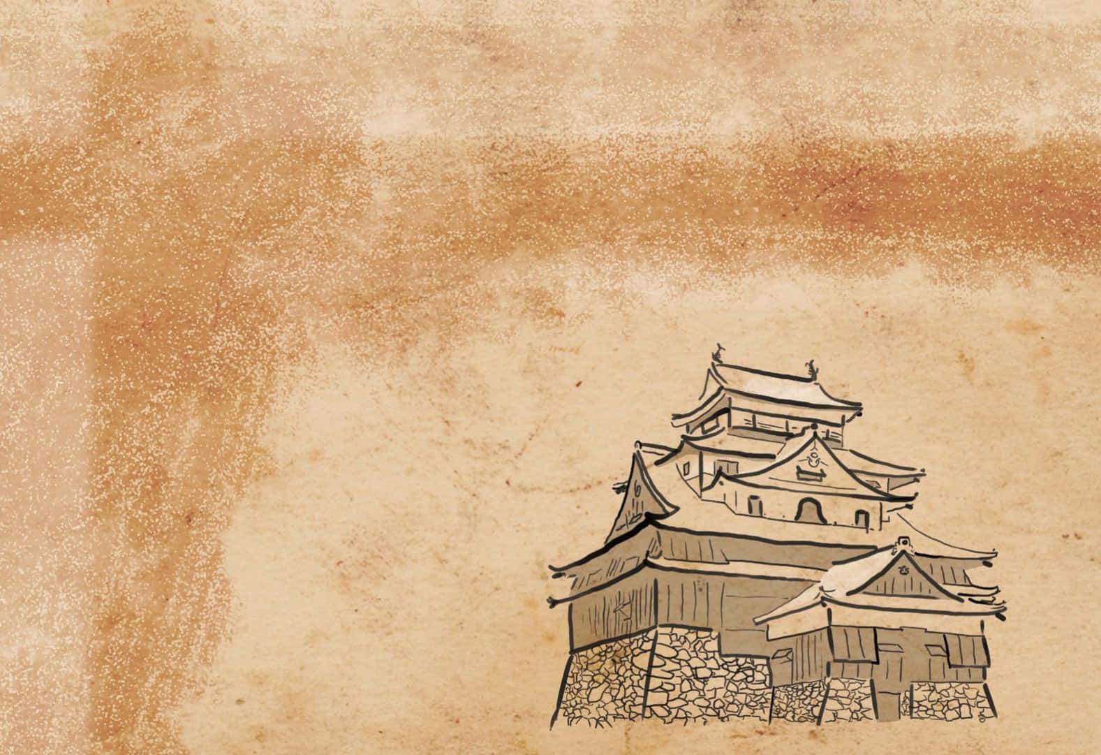 1577x1081 Download Japanese Minimalist Digital