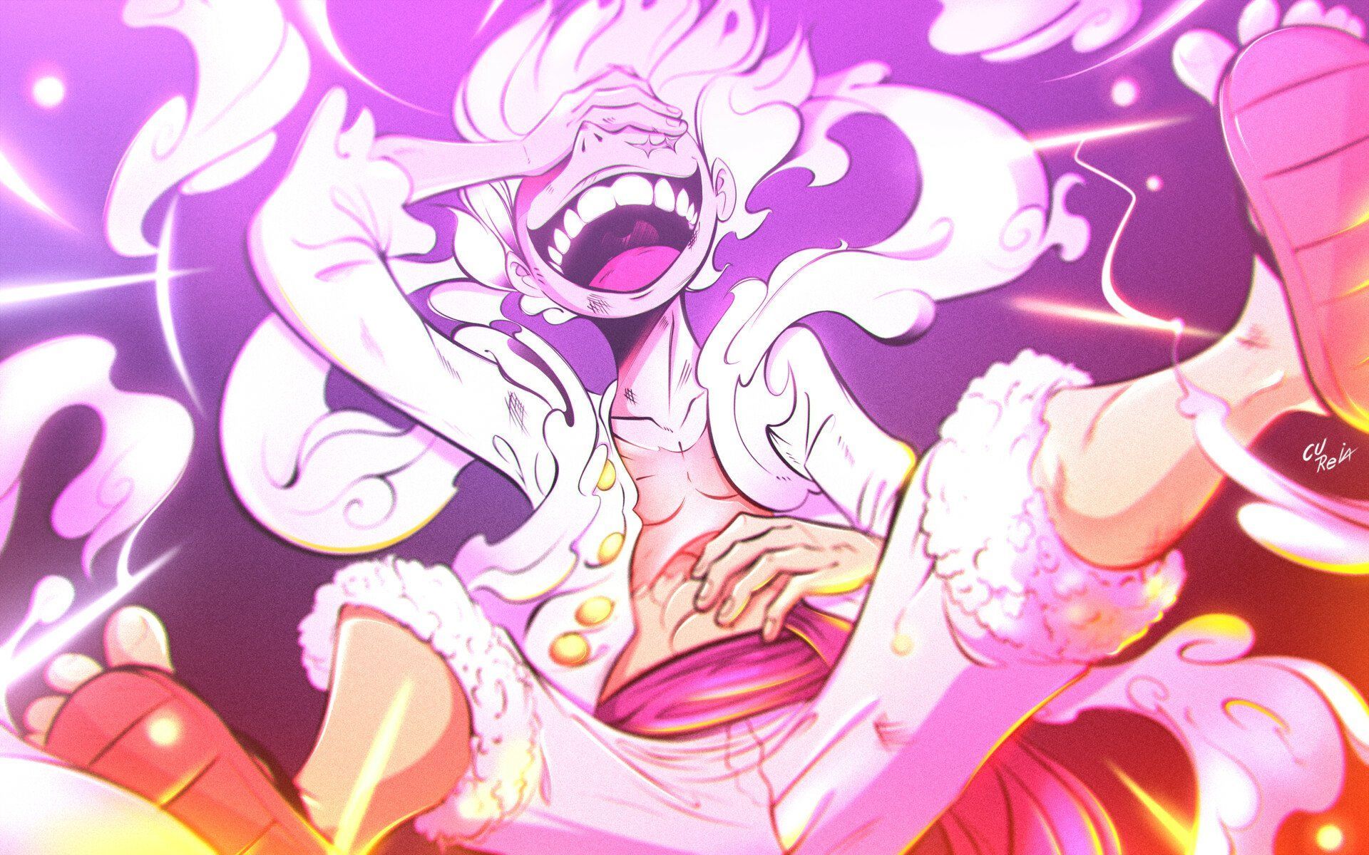 1920x1200 Download Monkey D. Luffy Gear 5 One
