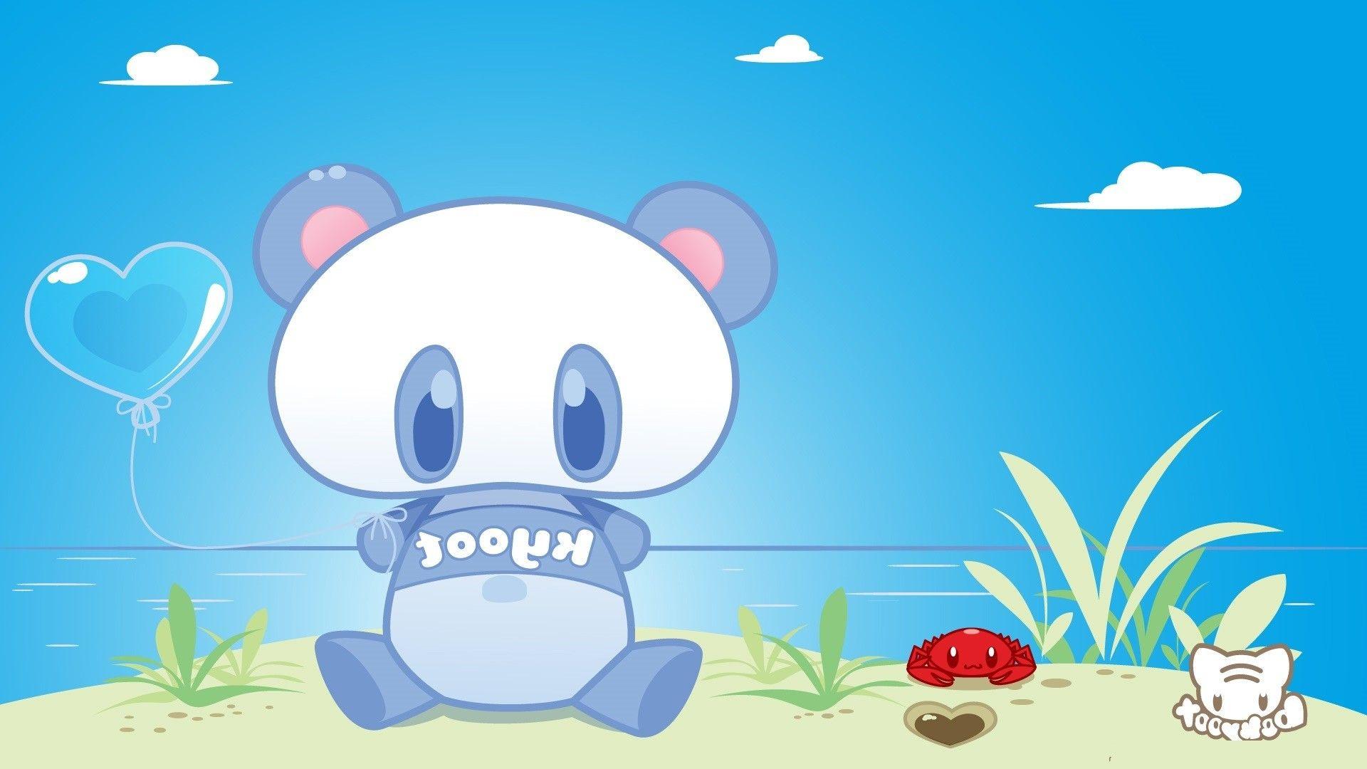 1920x1080 Kawaii Panda Wallpaper