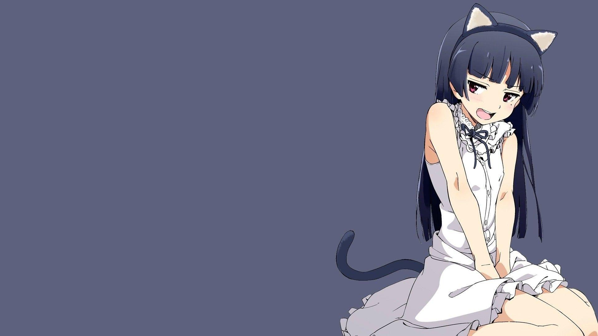1920x1080 cat girl, anime girls, Gokou Ruri, nekomimi, Ore no Imouto