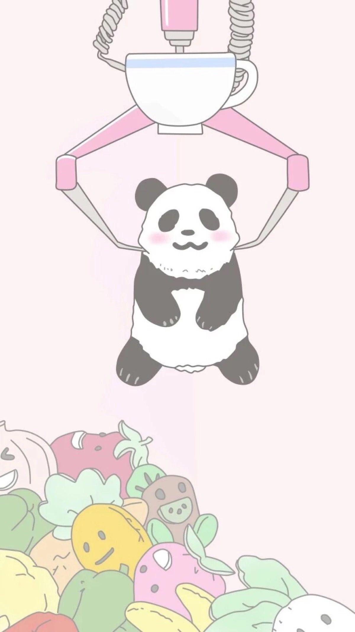 1200x2133 Kawaii Panda Wallpaper