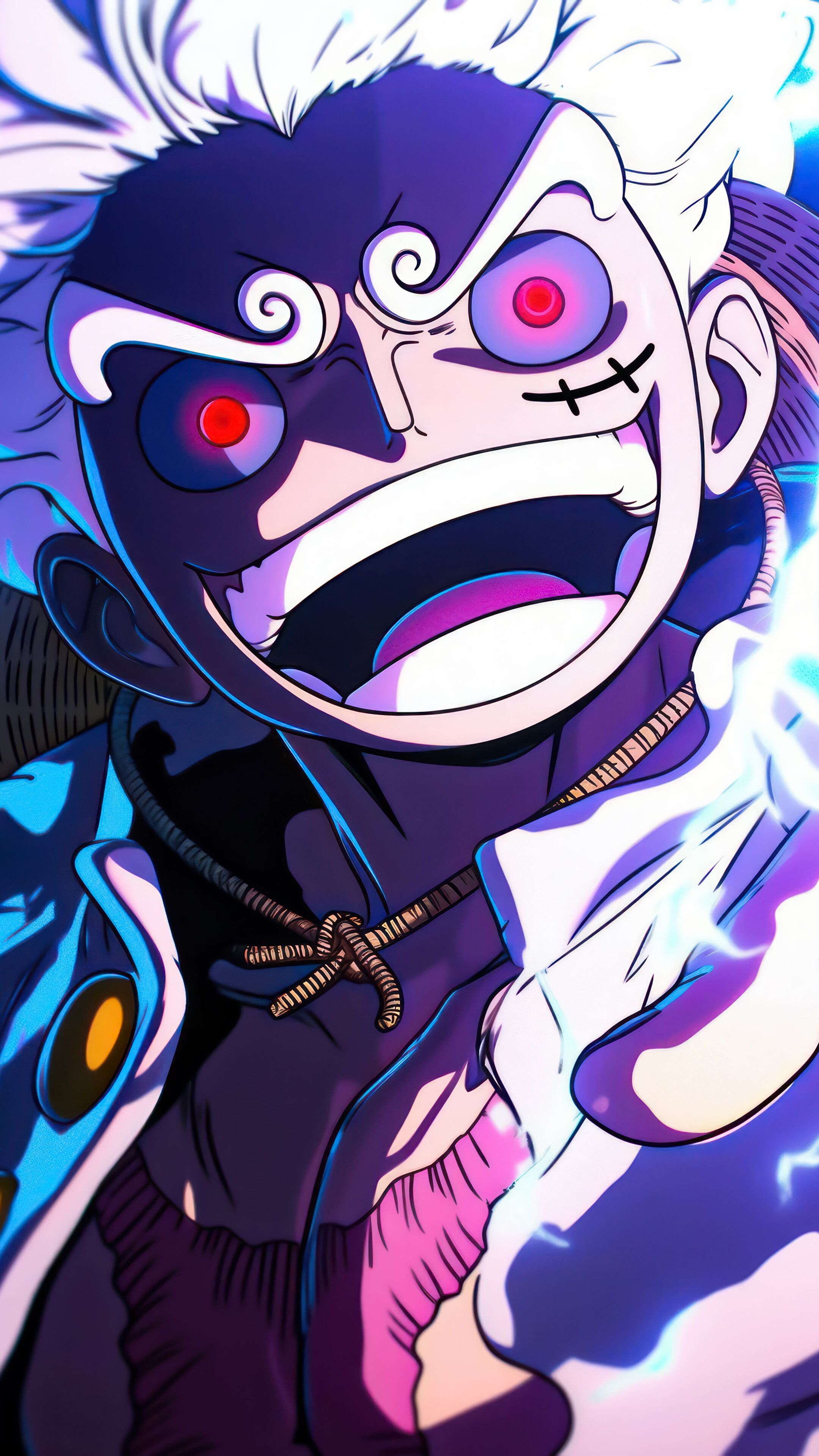2160x3840 Luffy Gear 5 One Piece 4K Wallpaper