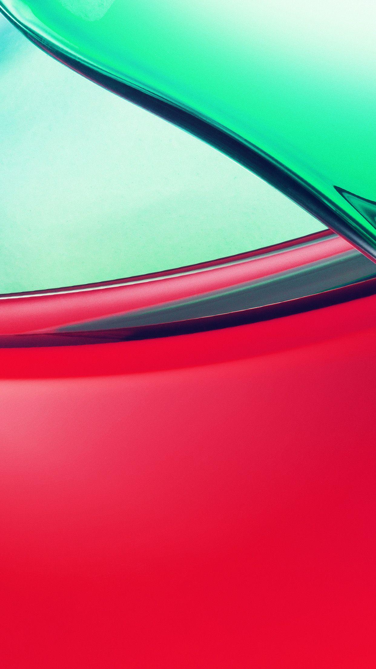 1242x2208 iPhone 6 wallpaper. moto water drip abstract pattern red green