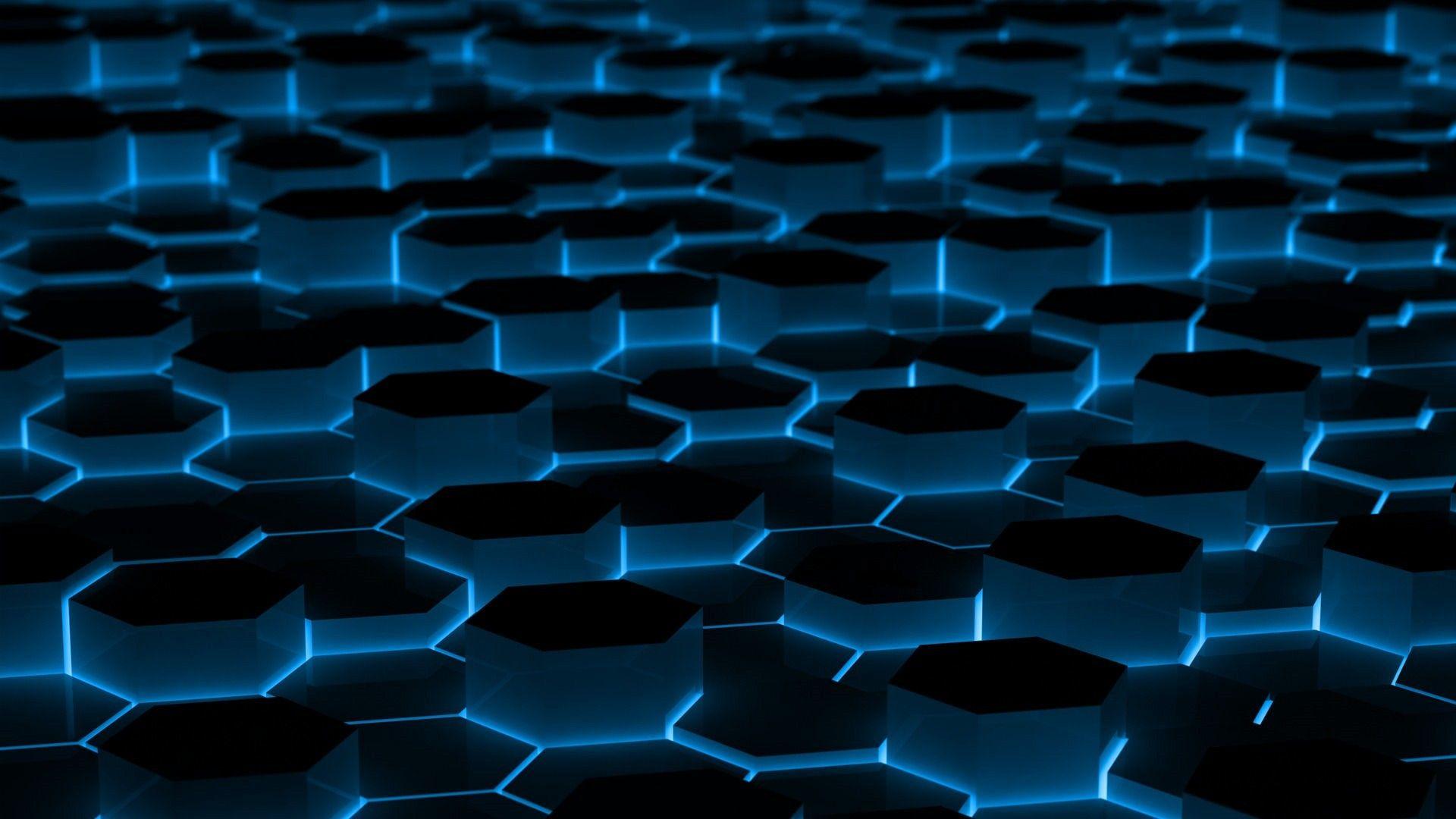 1920x1080 Black and Blue Desktop Wallpaper