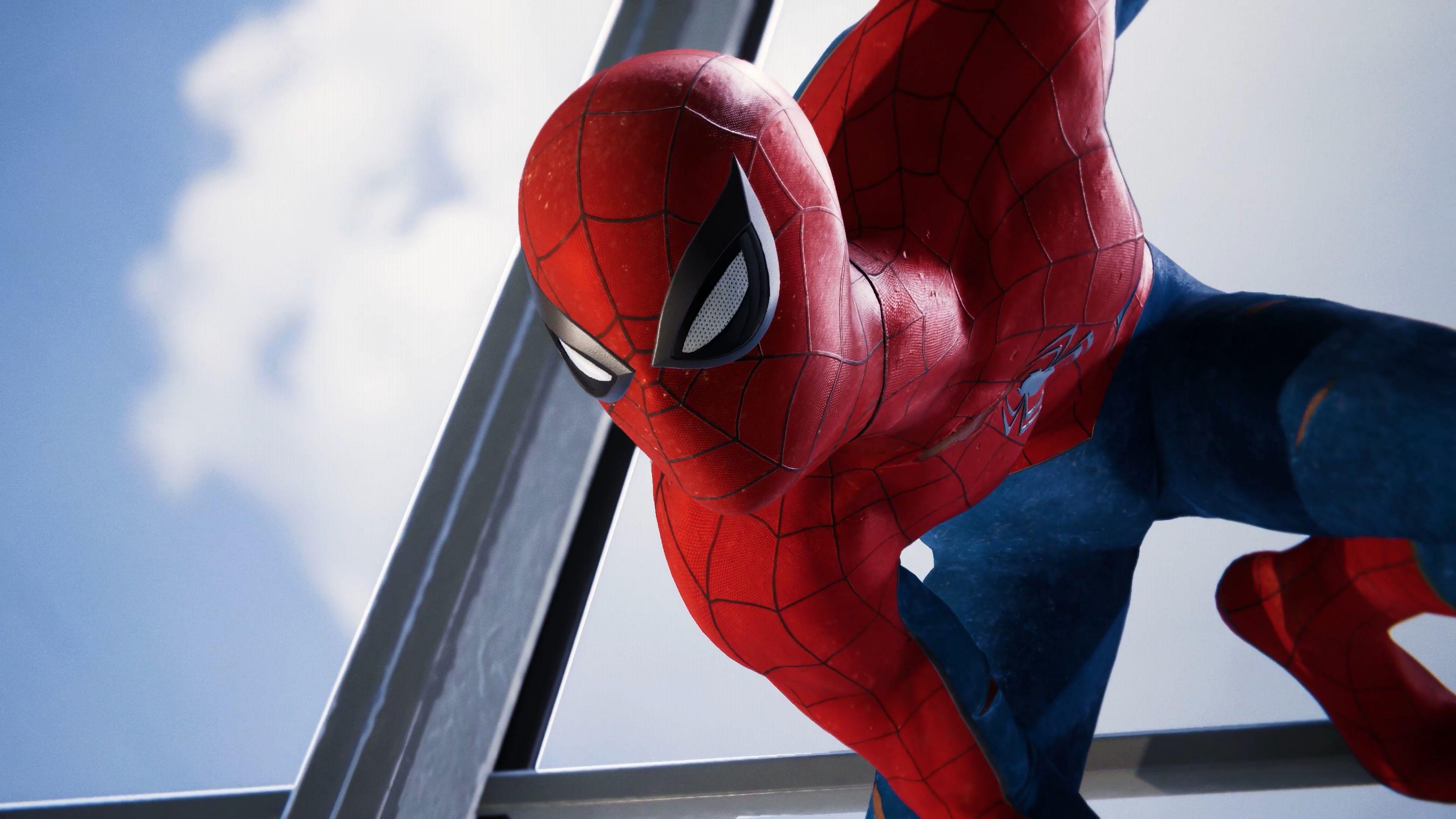 3840x2160 Spider Man PS4 Watching Wallpaper 4k Ultra HD