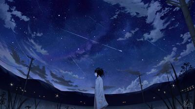 399x224 Anime Night HD 4K Wallpaper PC & Phone