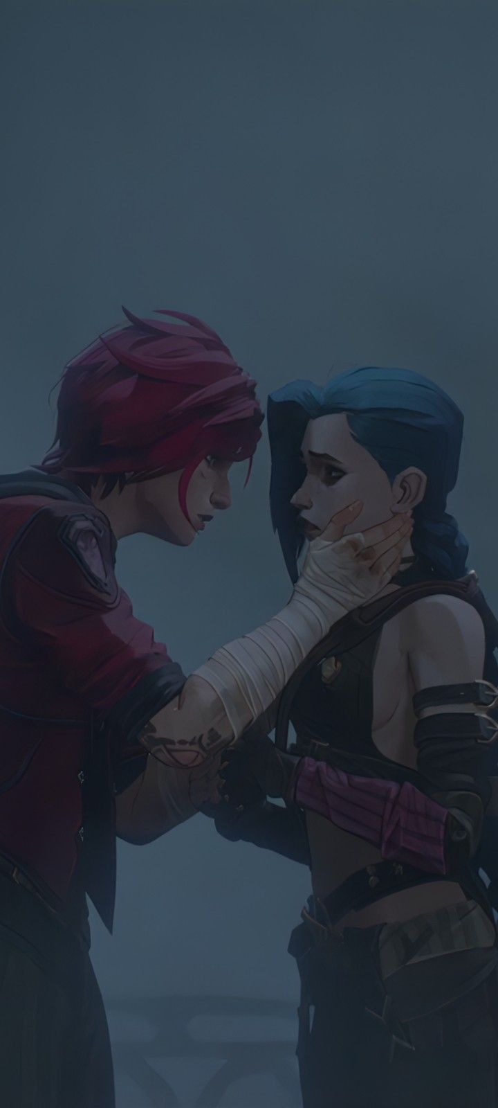 720x1600 Arcane Vi and Jinx