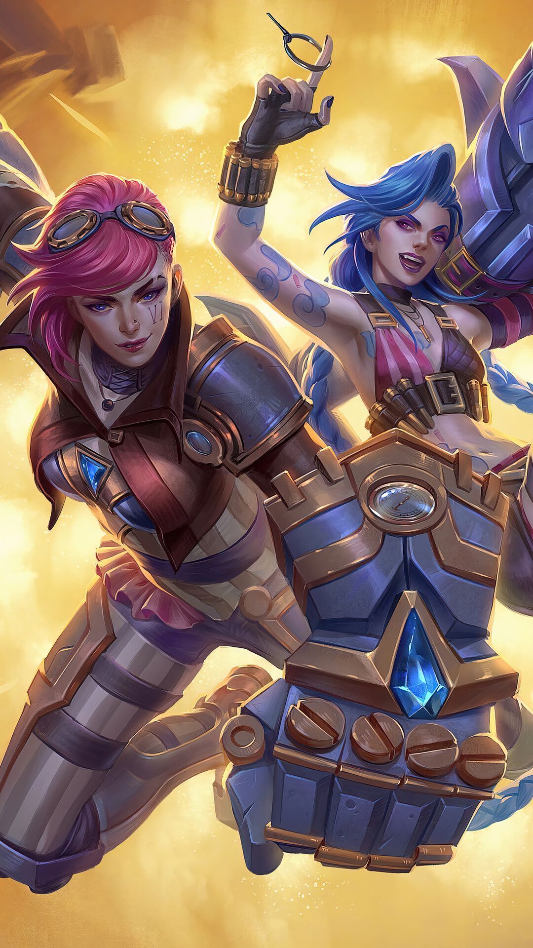 1080x1920 Jinx (LoL) Wallpaper (38 image