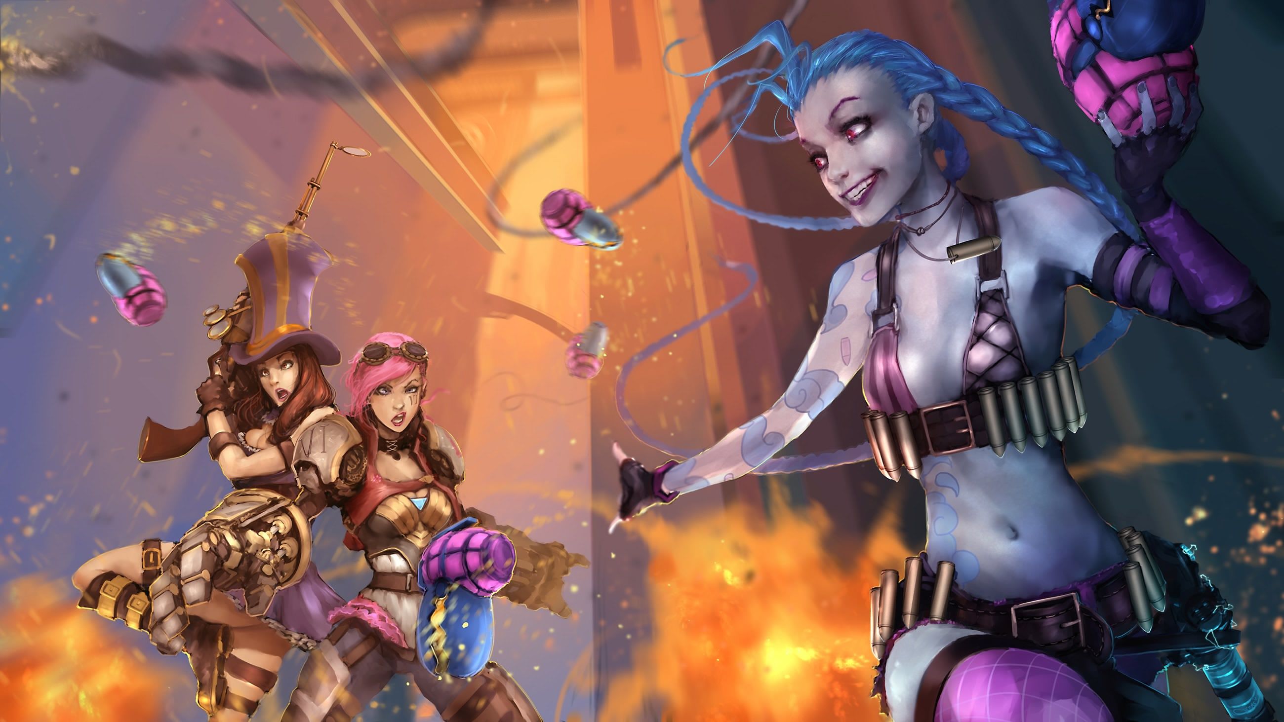 2600x1463 Wallpaper league of legends, Caitlyn