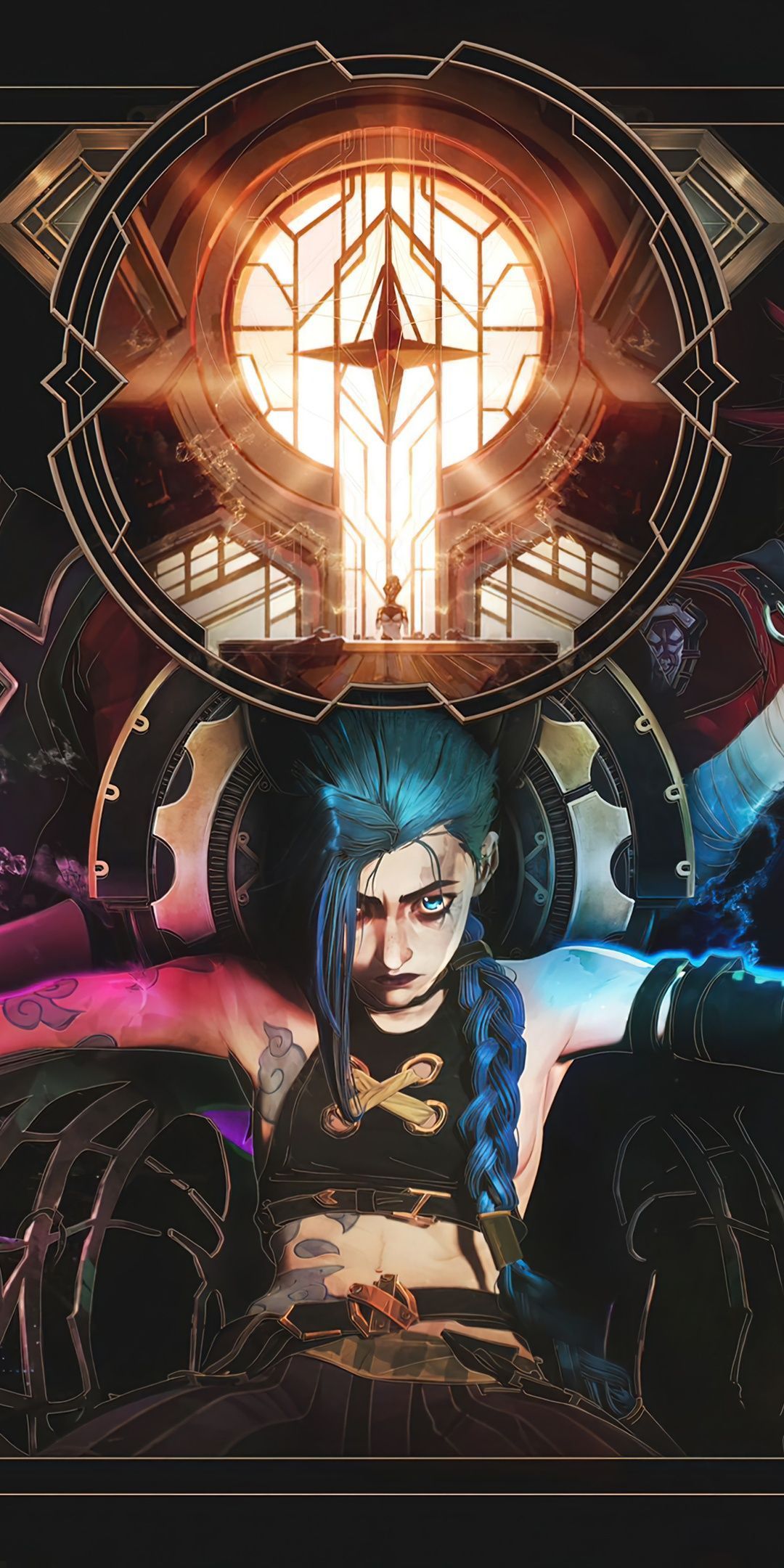 1080x2160 Arcane Wallpaper 4K, Netflix series