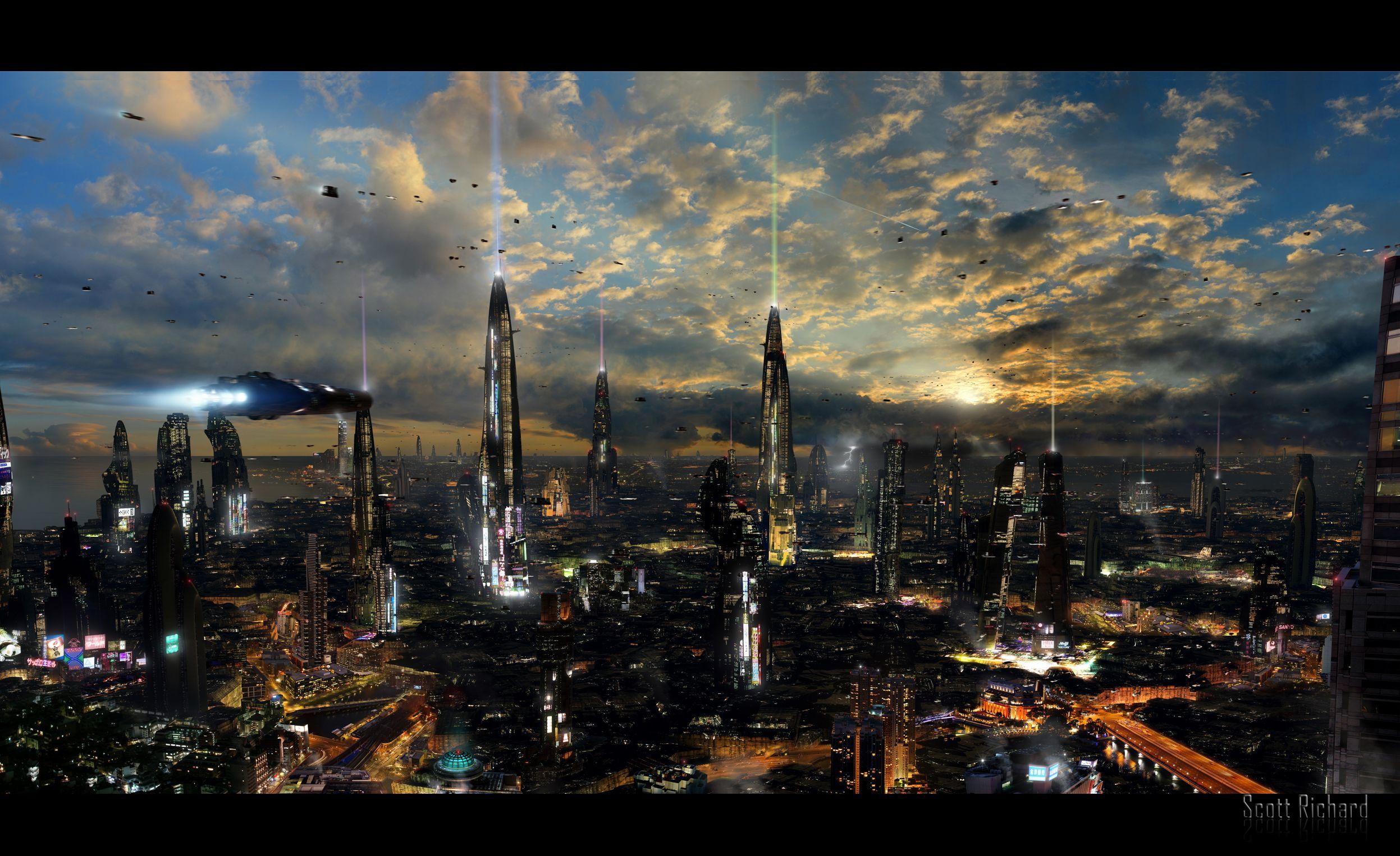 2494x1526 Breathtaking Examples Of Sci Fi Art Found On Deviant Art