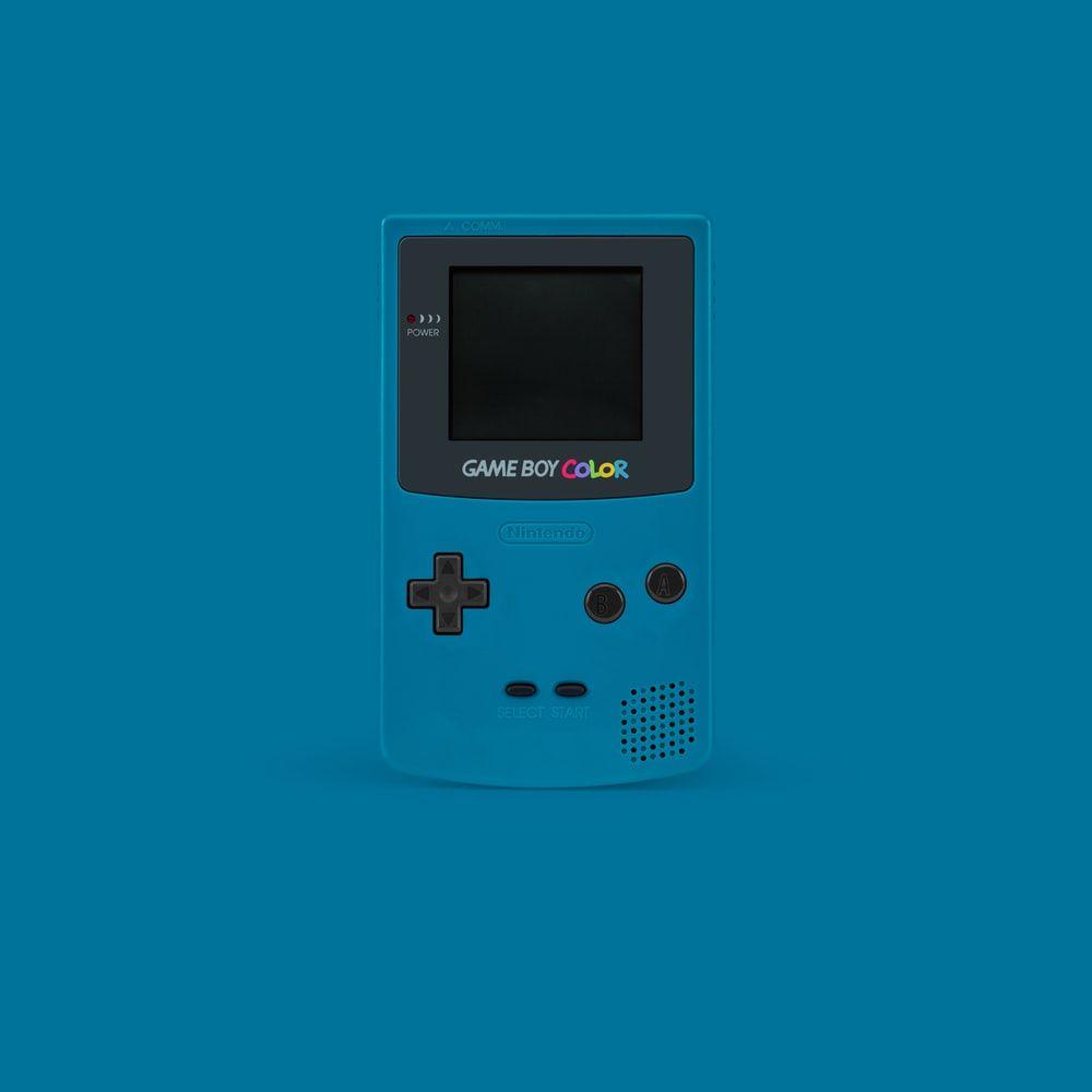 1000x1000 blue Nintendo Game Boy color photo