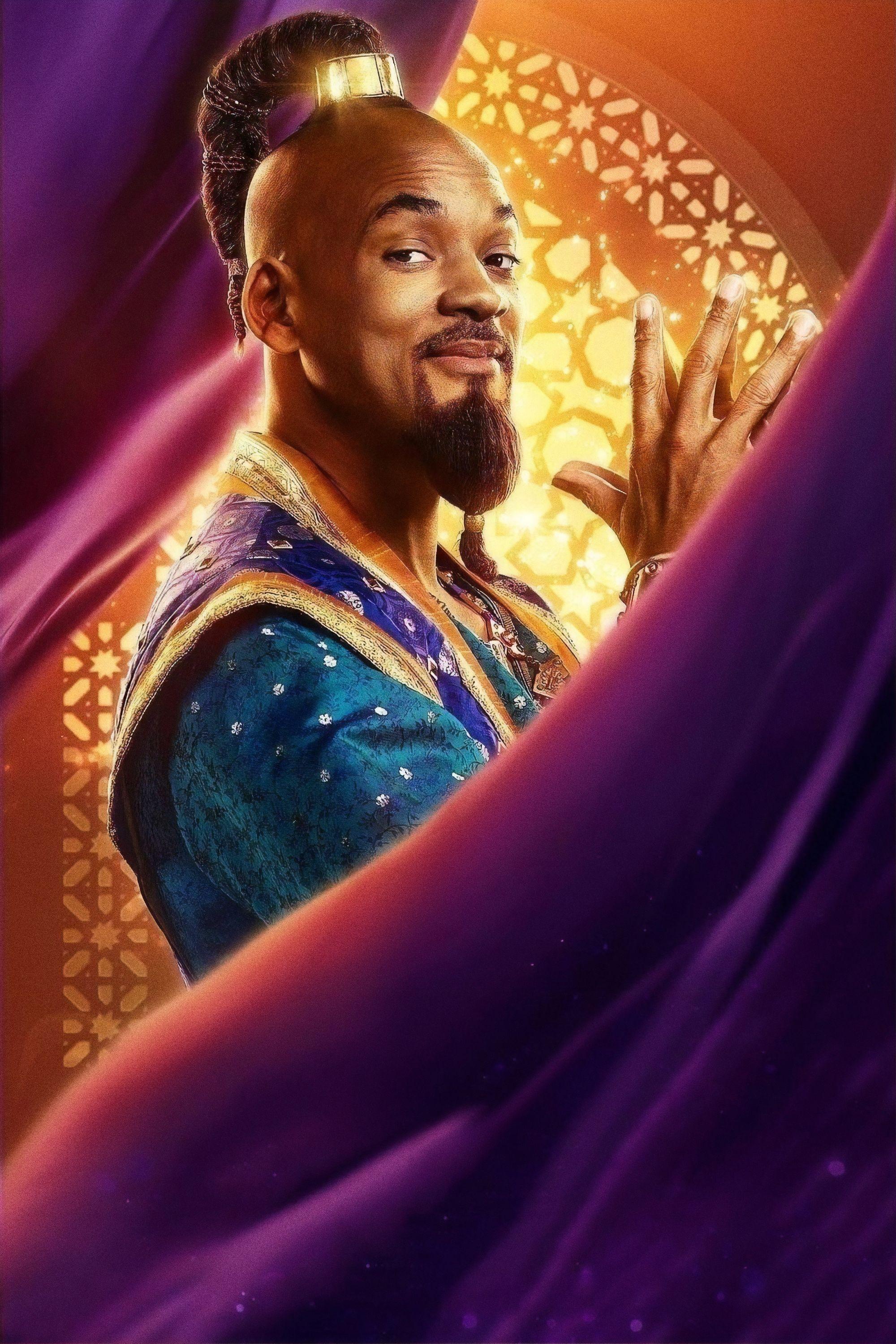 Hình nền phim 2000x3000 Will Smith trong vai thần đèn Aladdin, Phim HD 4K