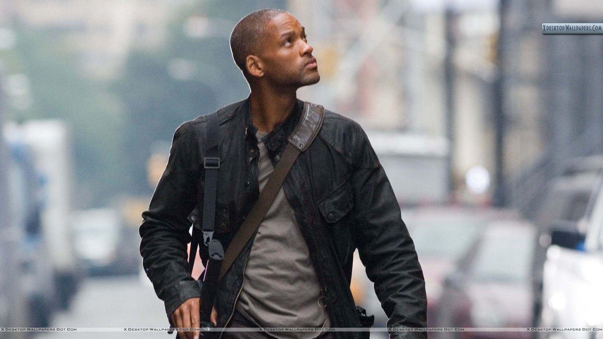 1920x1080 Will Smith Walking In Black Jacket In I Am Legend hình nền