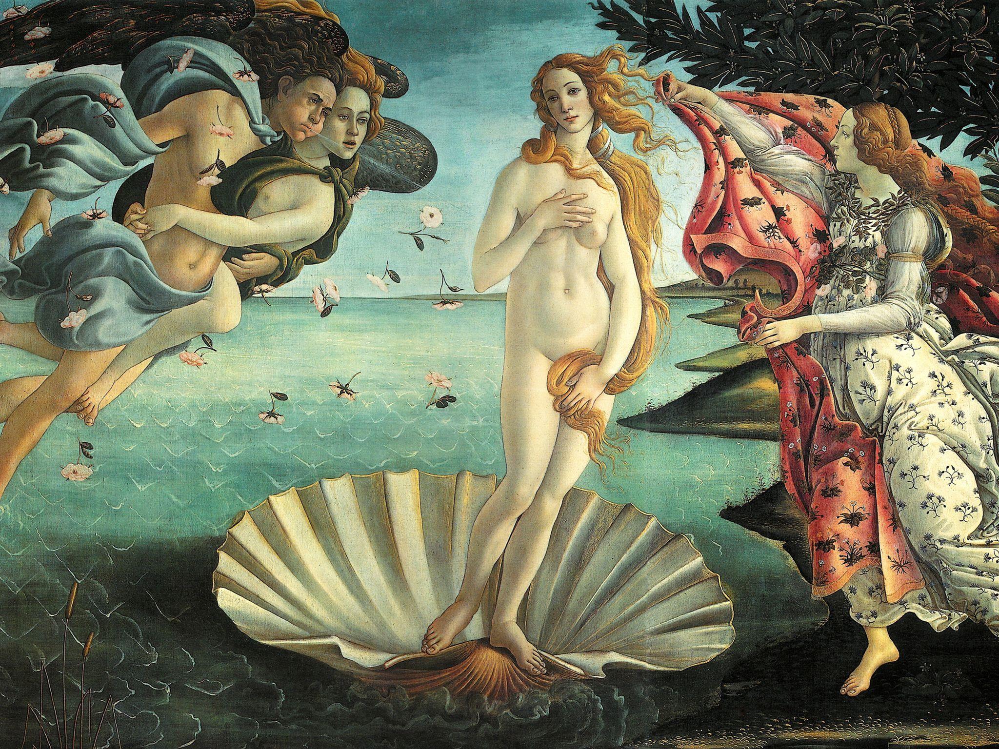 2048x1536 Drawing & Painting: The Birth of Venus (Botticelli), desktop