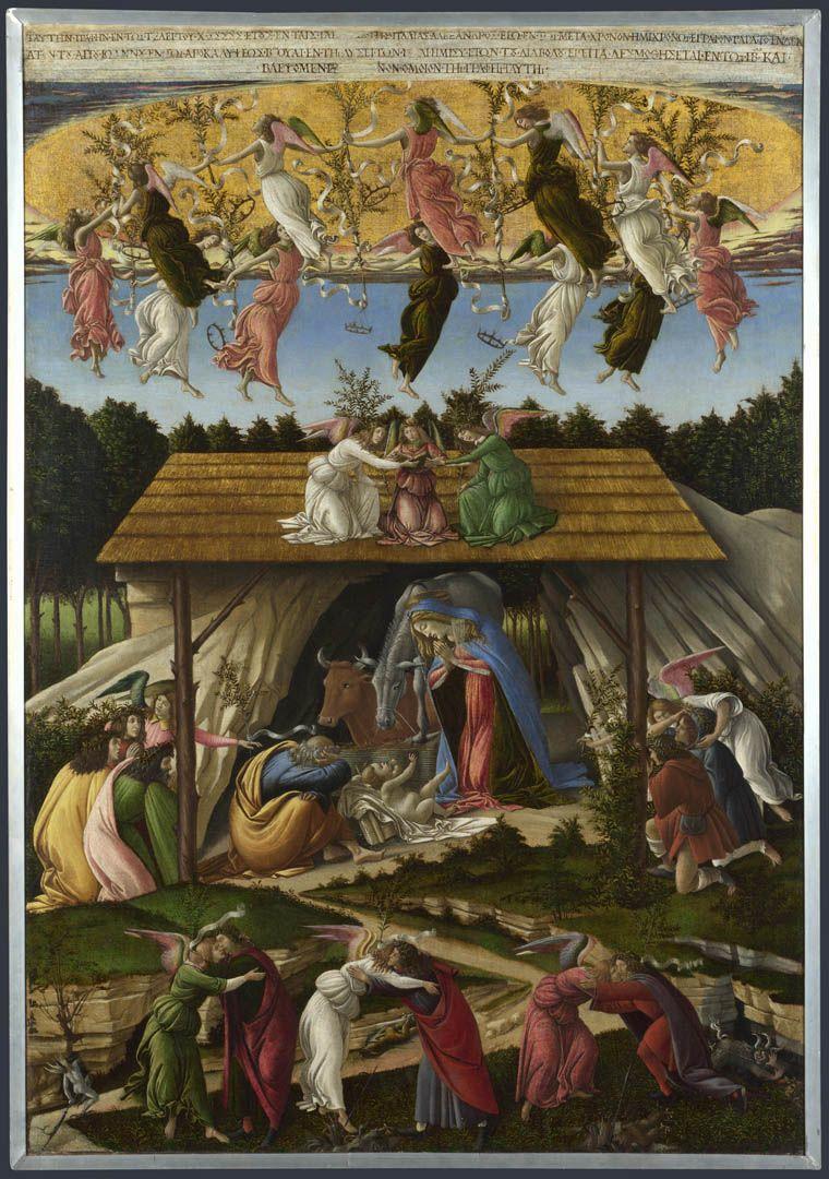 760x1080 Mystic Nativity italian renaissance sandro botticelli art