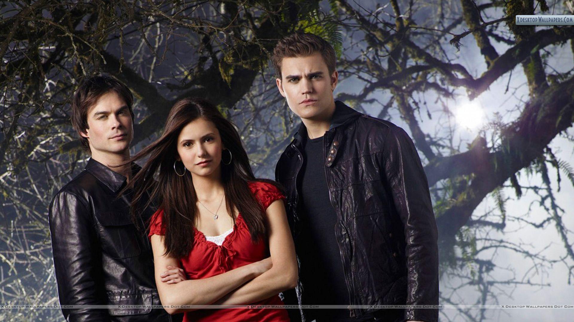 1920x1080 Vampire Diaries Season 1 Cover Wallpaper