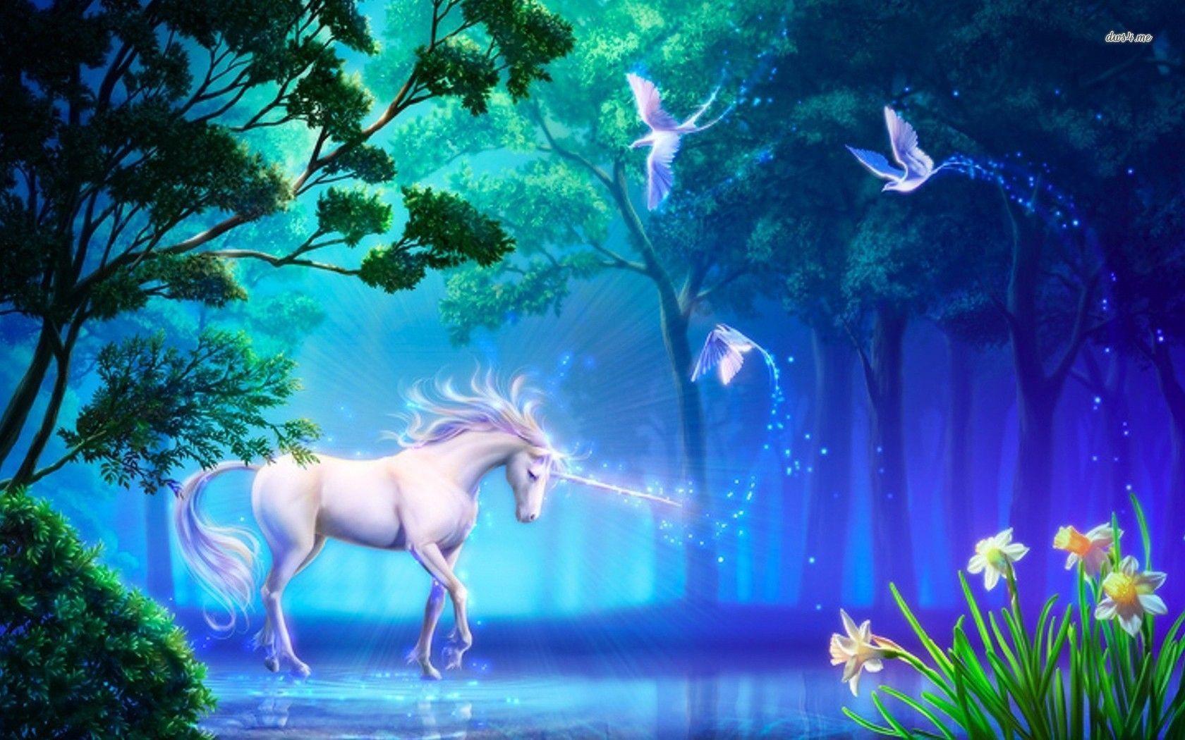 Blue Unicorn Wallpapers - Top Free Blue Unicorn Backgrounds
