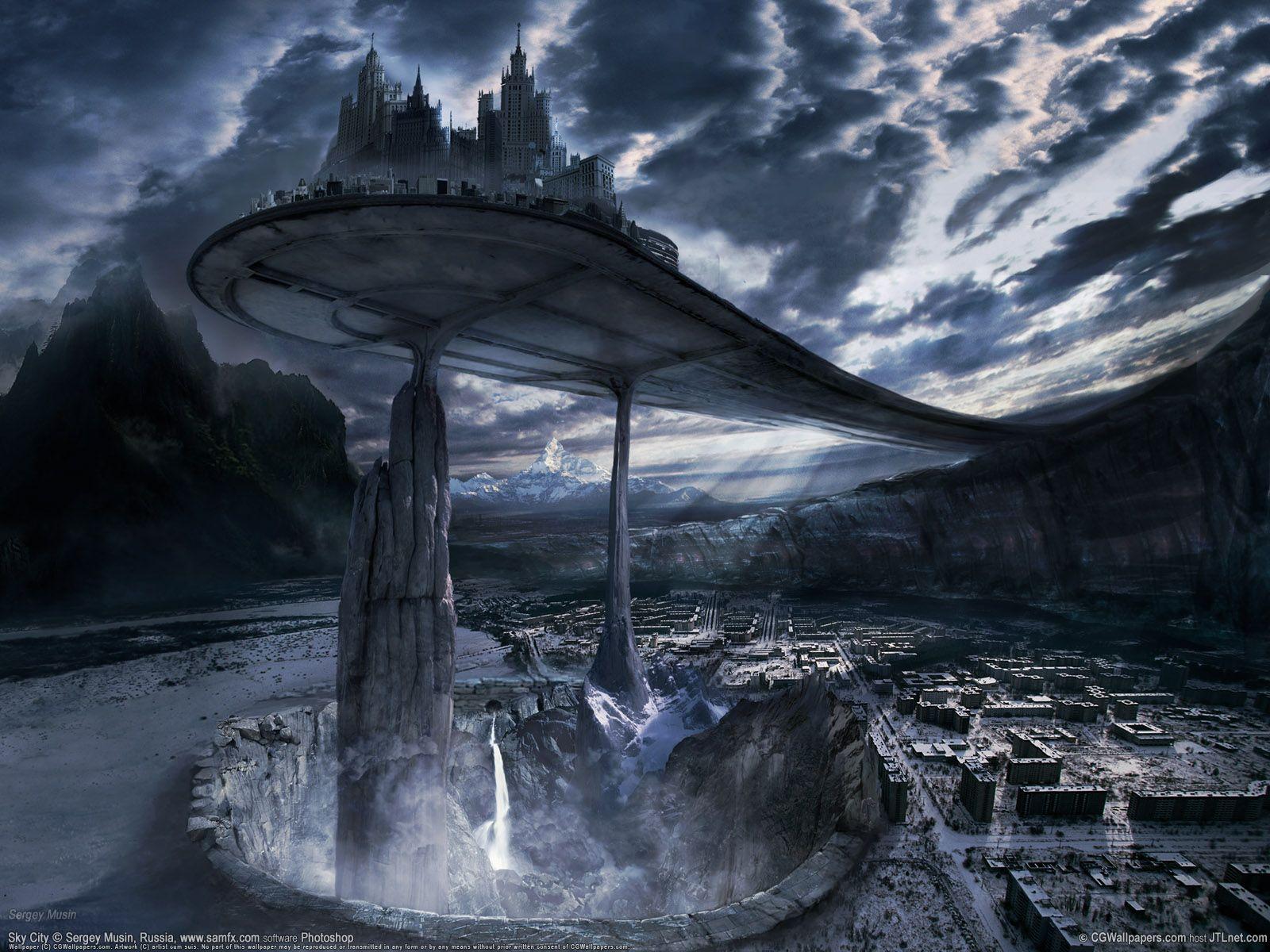 1600x1200 CITY OF THE FUTURE..ON FANTASIA.. Environment • ambience
