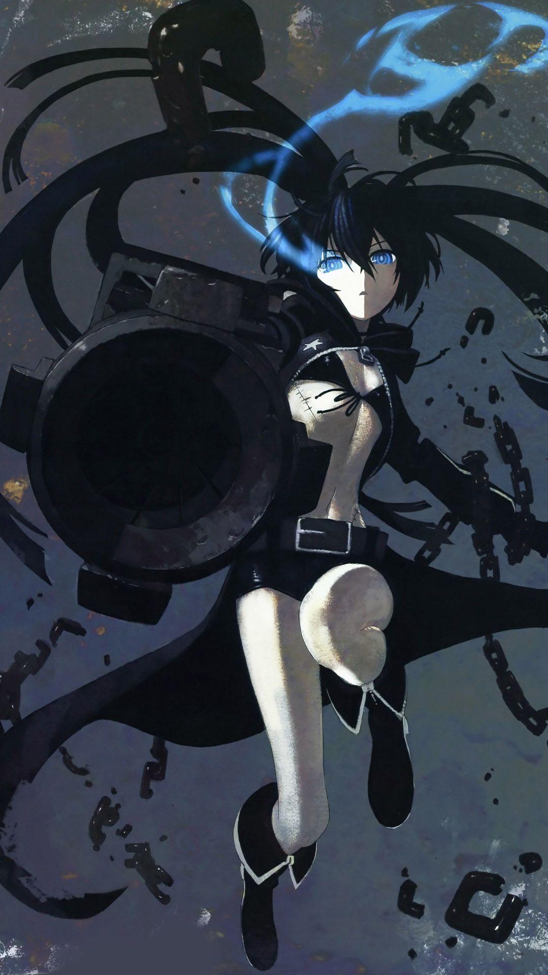 1080x1920 Black Rock Shooter Anime Mobile Wallpaper 1080x1920 12826