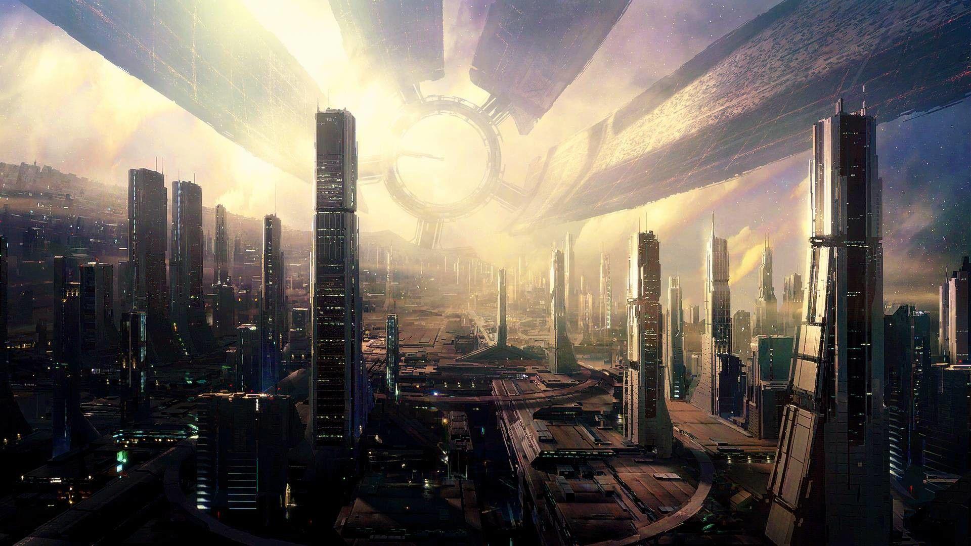 1920x1080 Future City Wallpaper