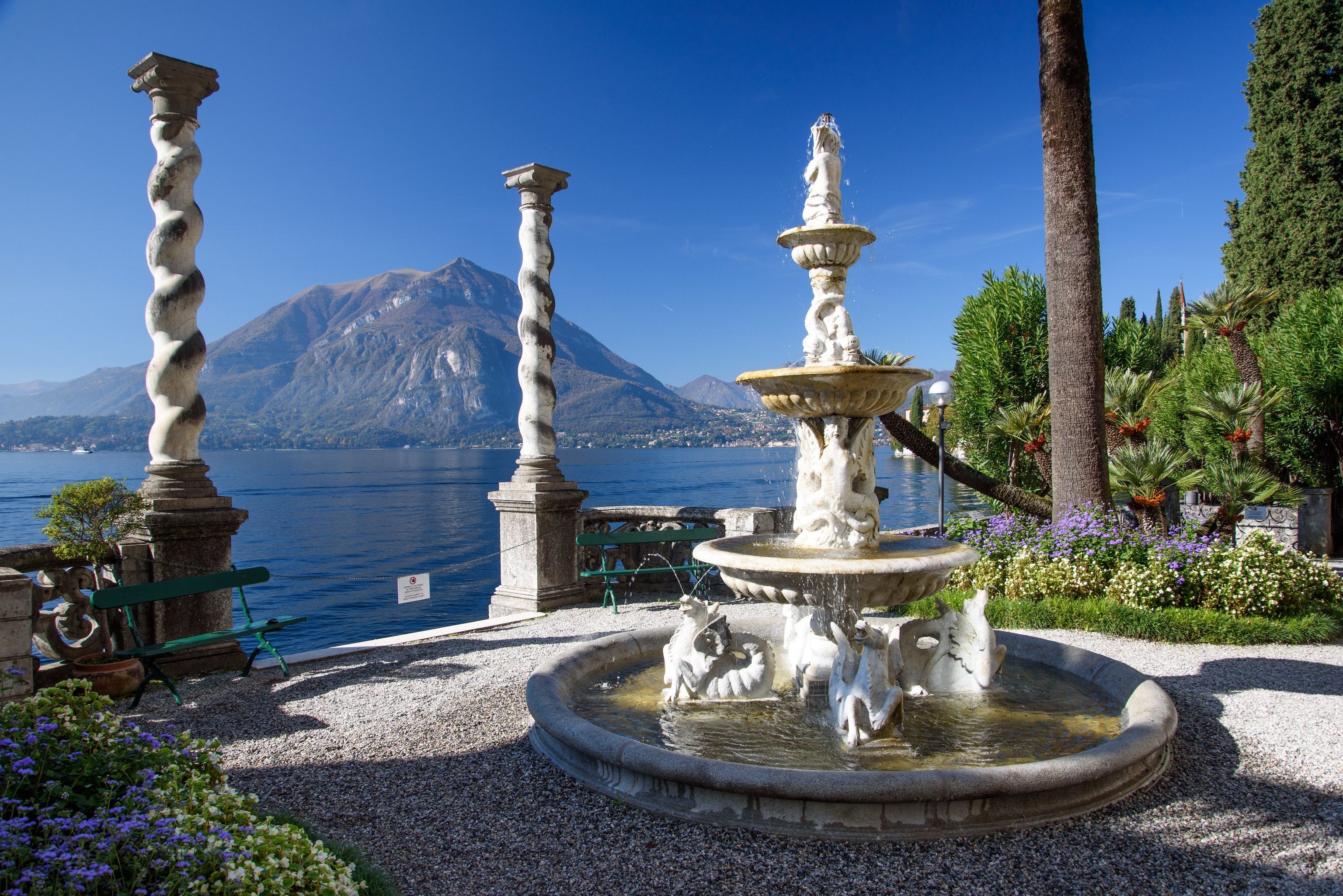 3072x2051 Varenna Lake Como Italy Mountain Man