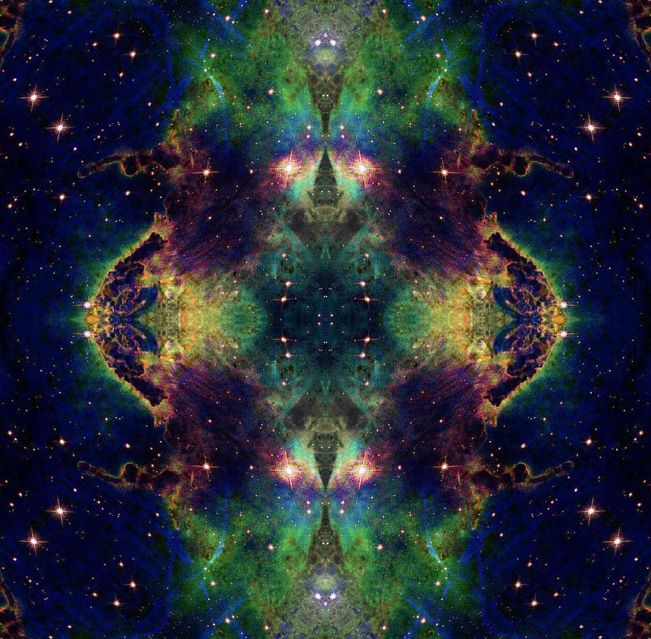 1280x1258 Trippy Space Wallpaper Full HD • dodskypict