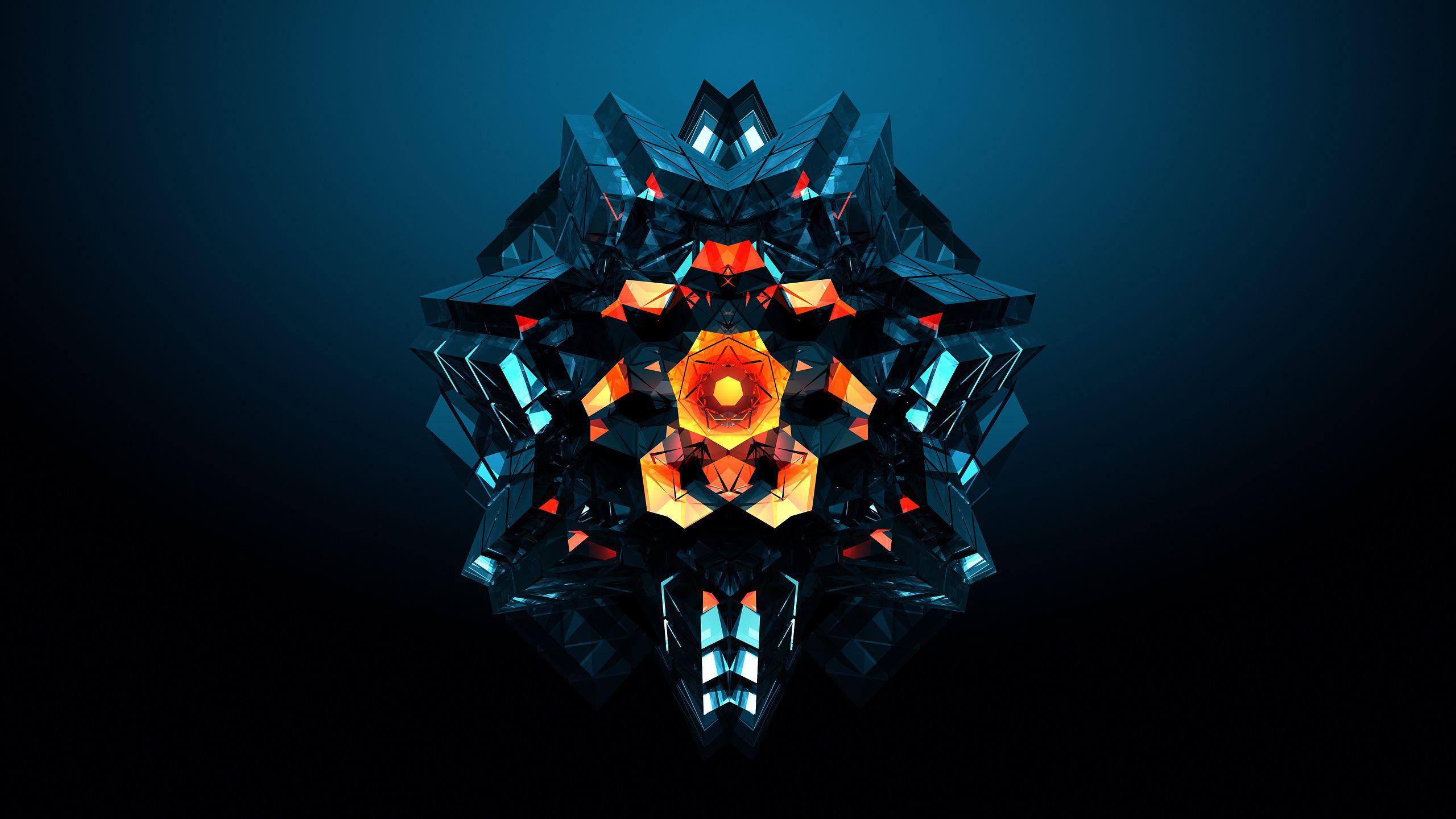 2560x1440 Facets Wallpaper 4K