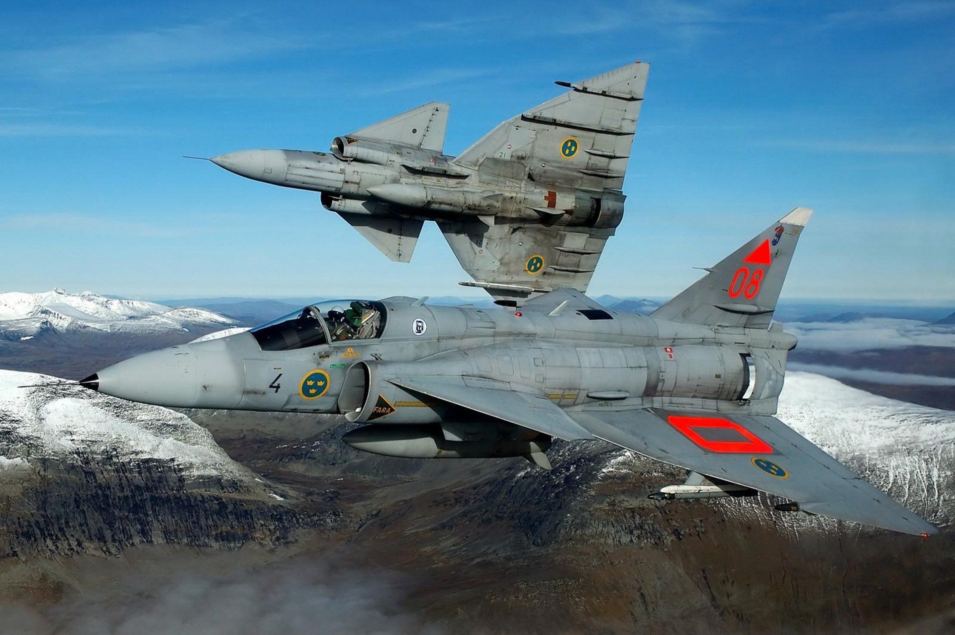 1920x1277 Swedish Military Saab 37 Viggen HD