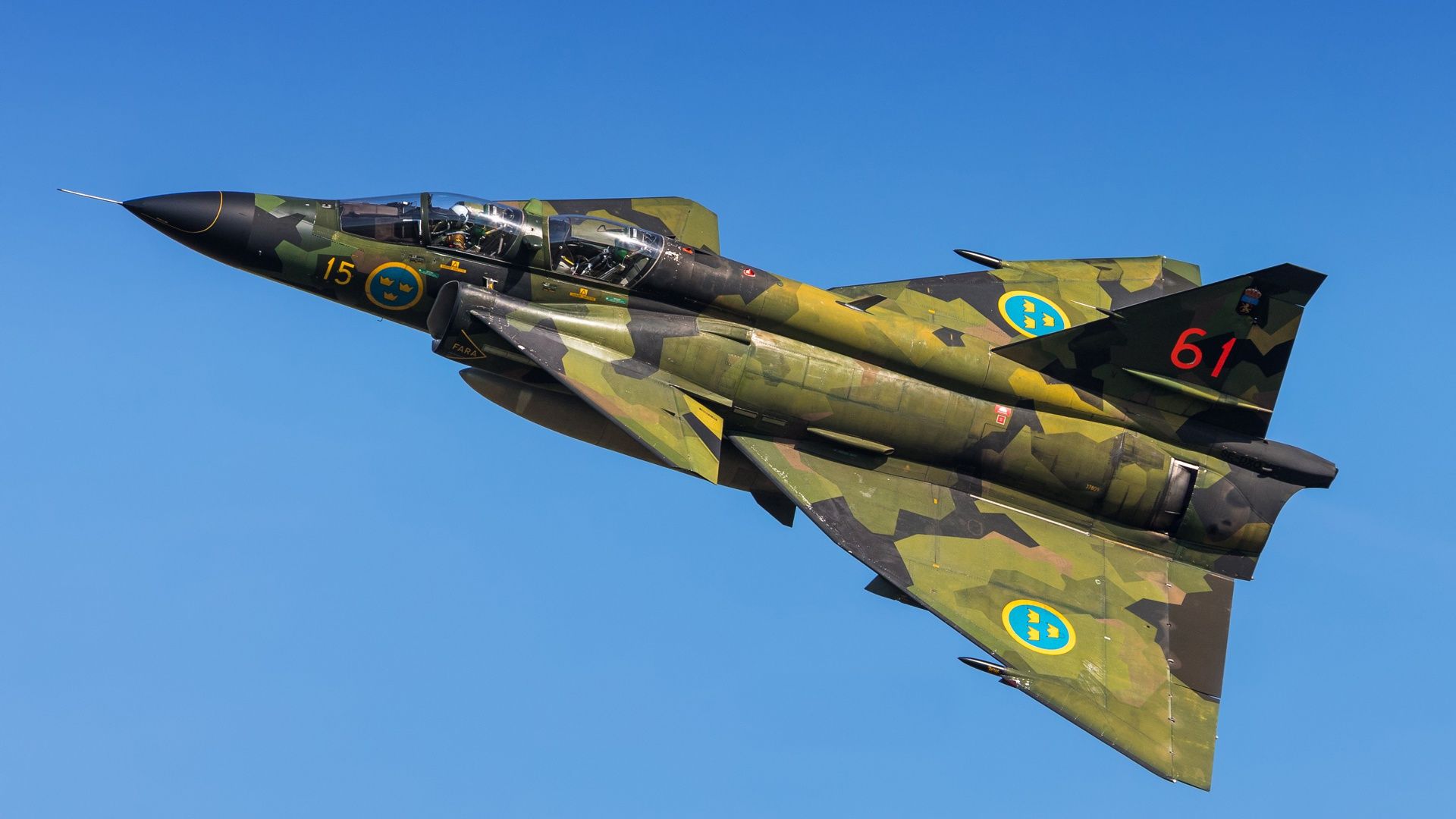1920x1080 Saab 37 Viggen. Desktop wallpaper