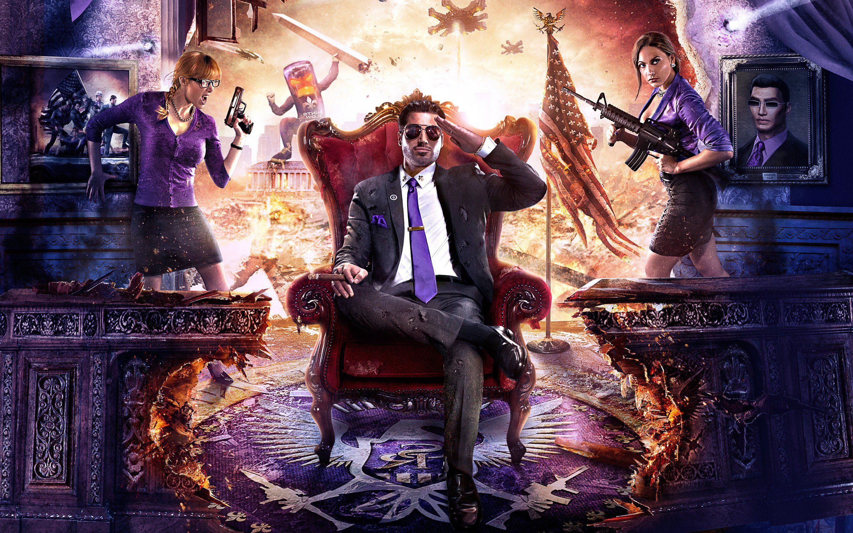 2880x1800 Saint Row Artwork Macbook Pro Retina HD 4k