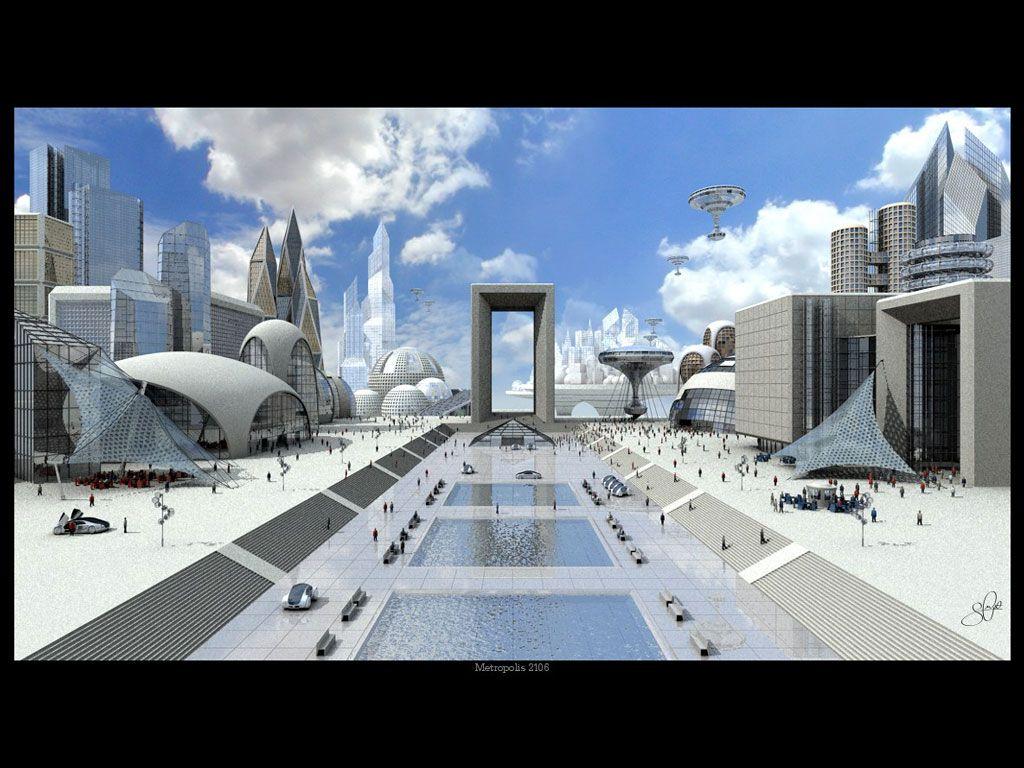 1024x768 Download City Future Wallpaper 1024x768