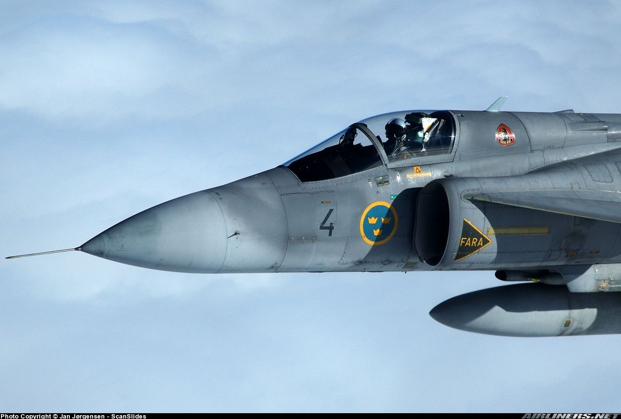 1280x864 Saab JA37DI Viggen Force
