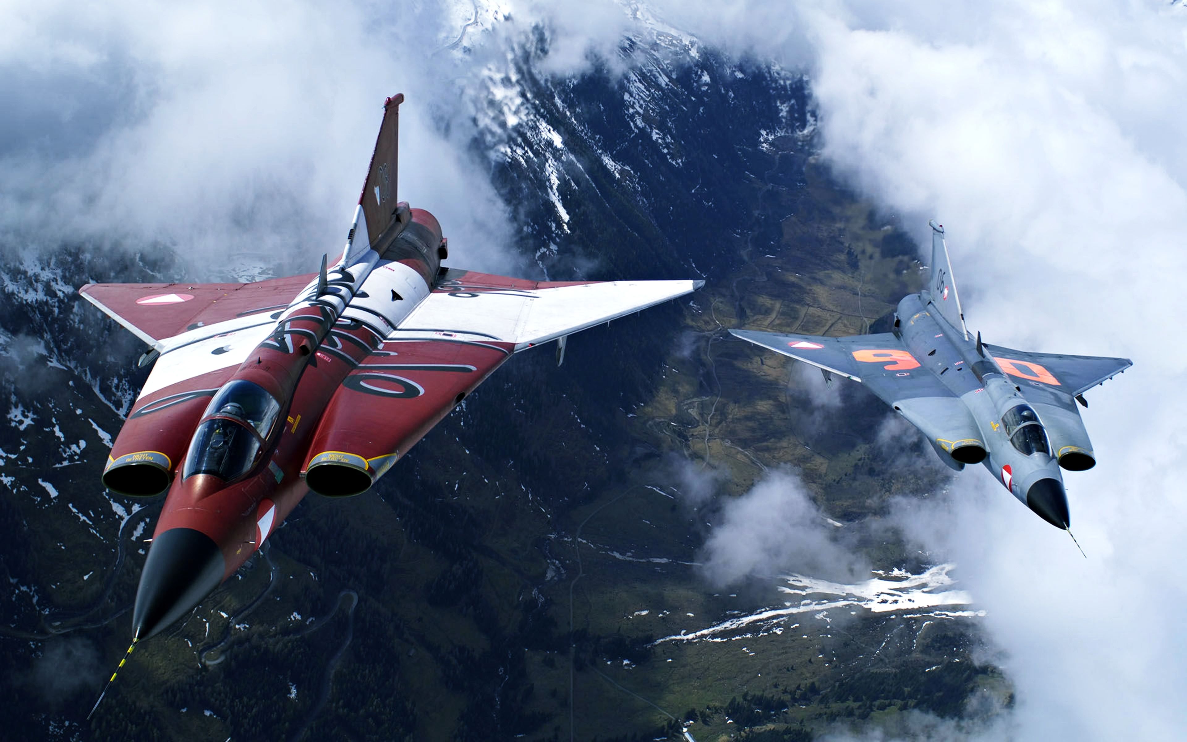 3840x2400 Saab 37 Viggen wallpaper for desktop