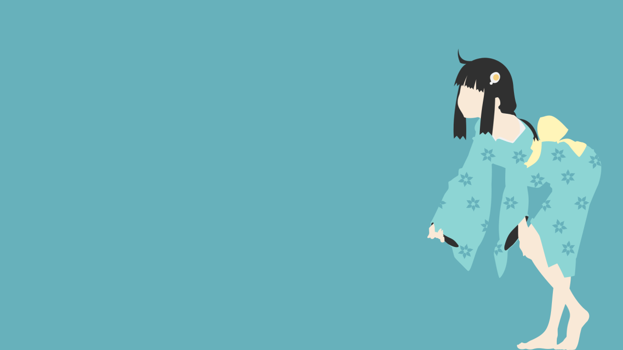 1280x720 Minimal Anime Wallpaper