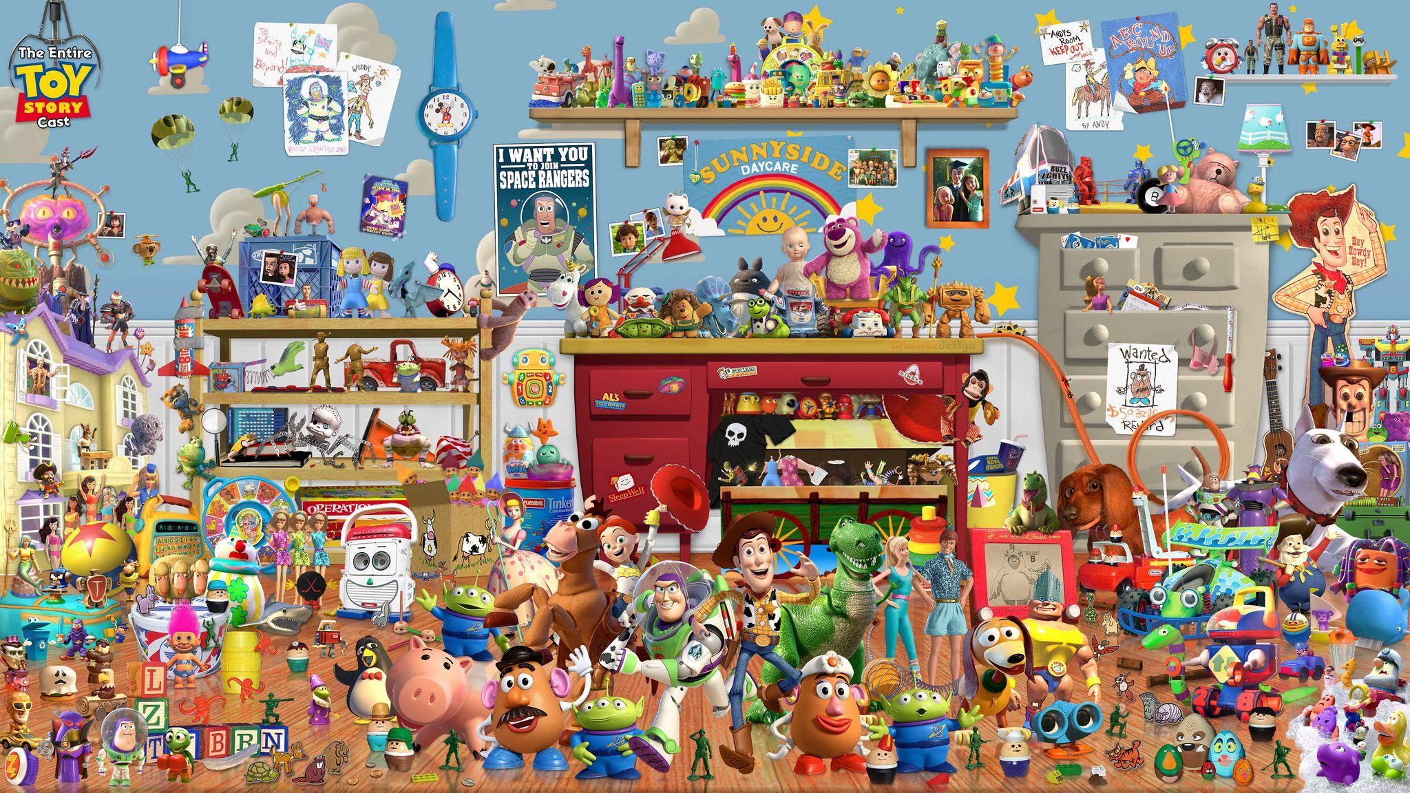 2048x1152 Andys Wallpaper Toy Story
