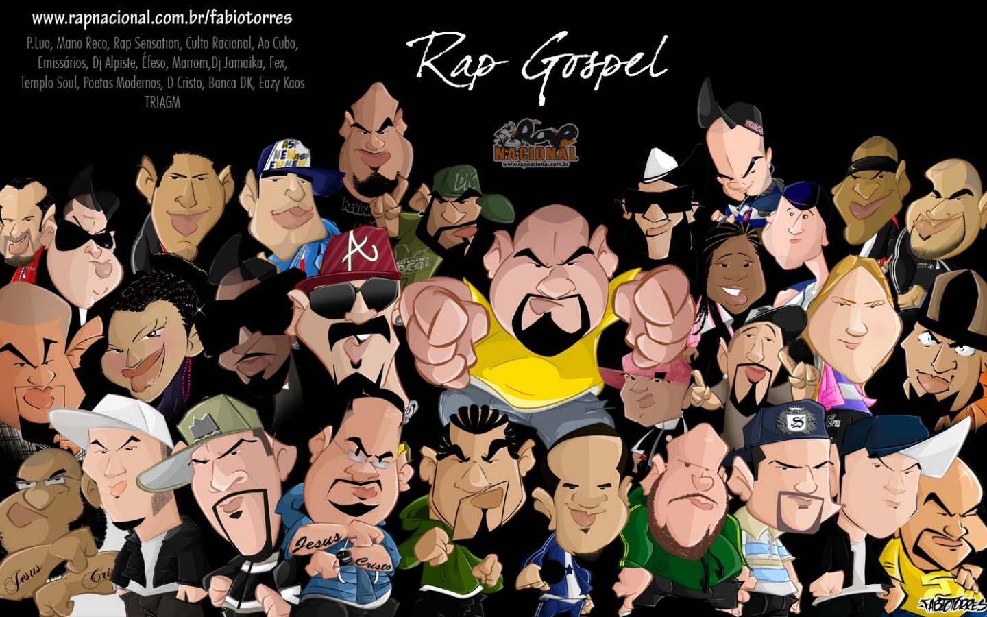 1440x900 Cartoon Rap Wallpaper