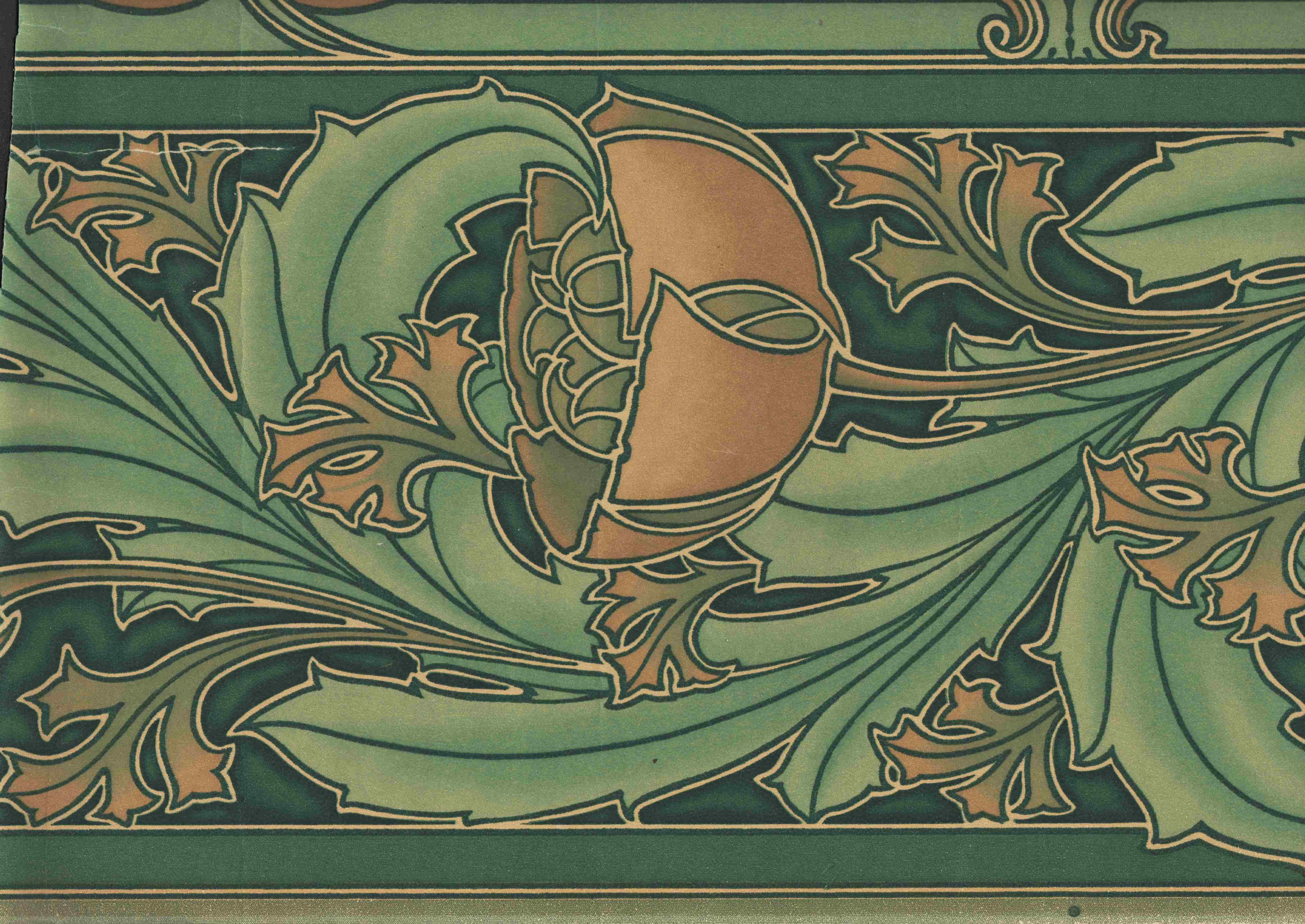 Download Intricate Beauty  An Art NouveauInspired Illustration Wallpaper   Wallpaperscom